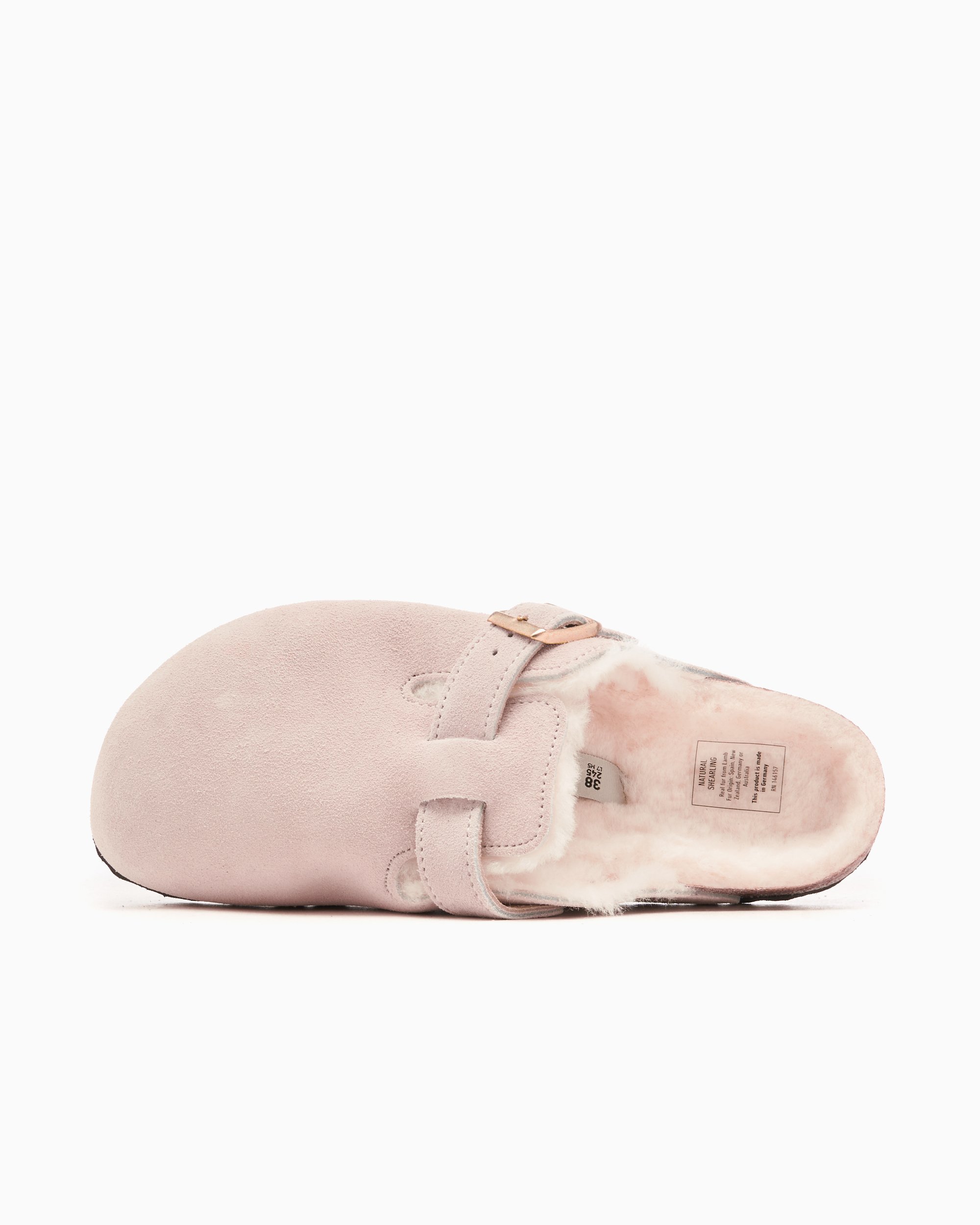 Boston PAP Chunky Shearling Suede Leather/Fur