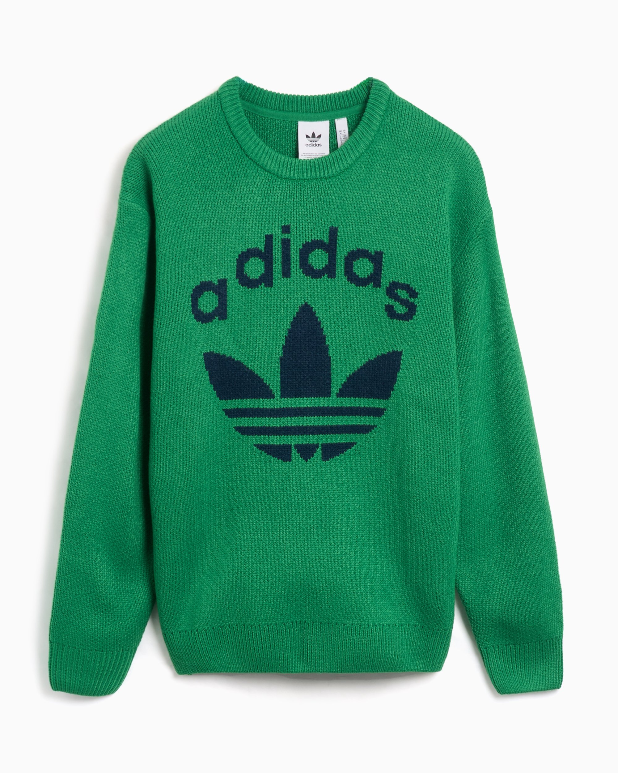 adidas Originals Men s Knit Sweater Green JN5966 FOOTDISTRICT