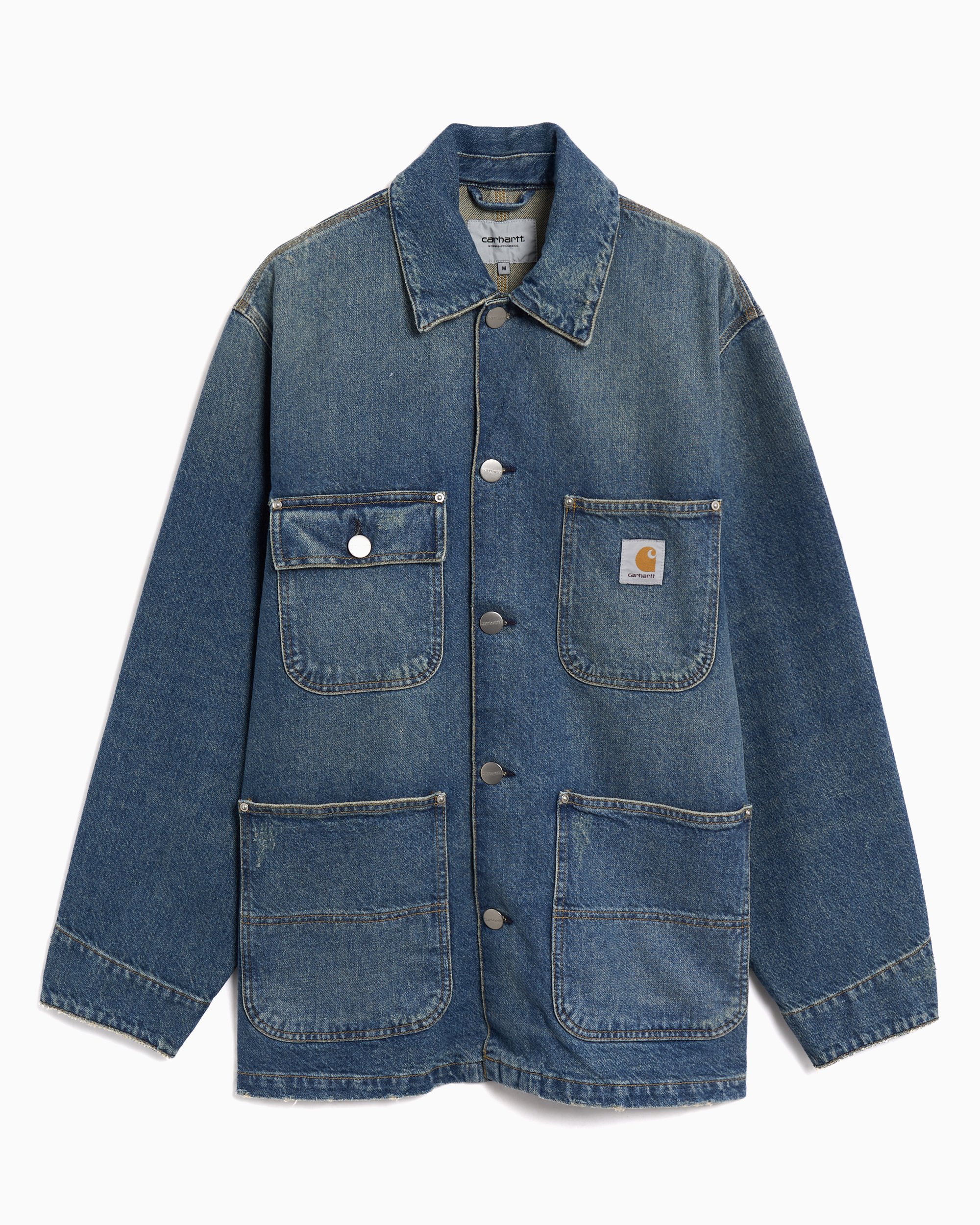 Carhartt WIP Aden Chore Oversize Men's Denim Jacket Blue I036256