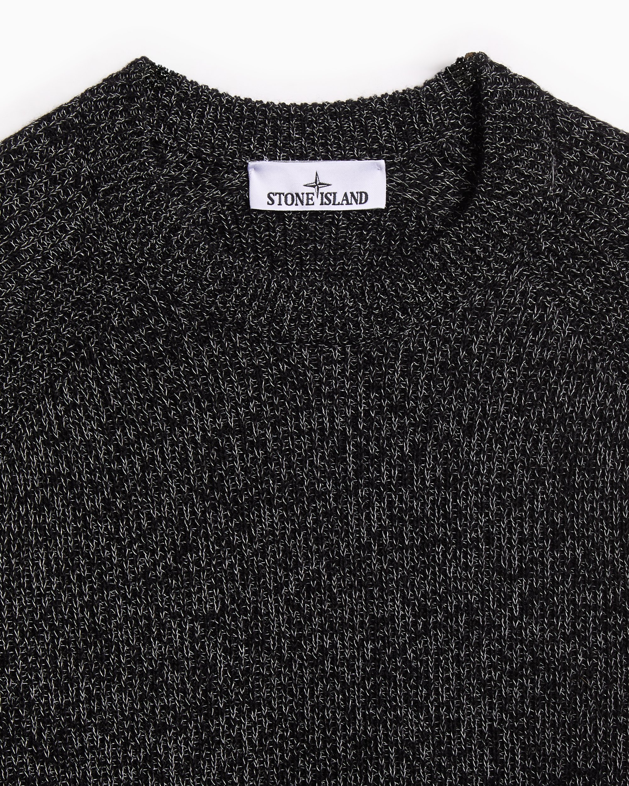 Stone Island Reflective Relaxed Men's Sweater Black