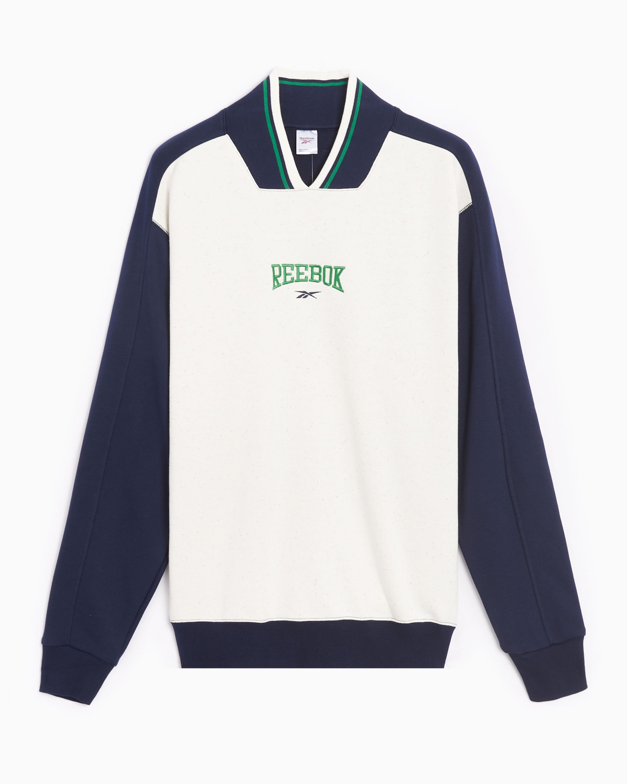 Sudadera reebok top vintage hombre azul