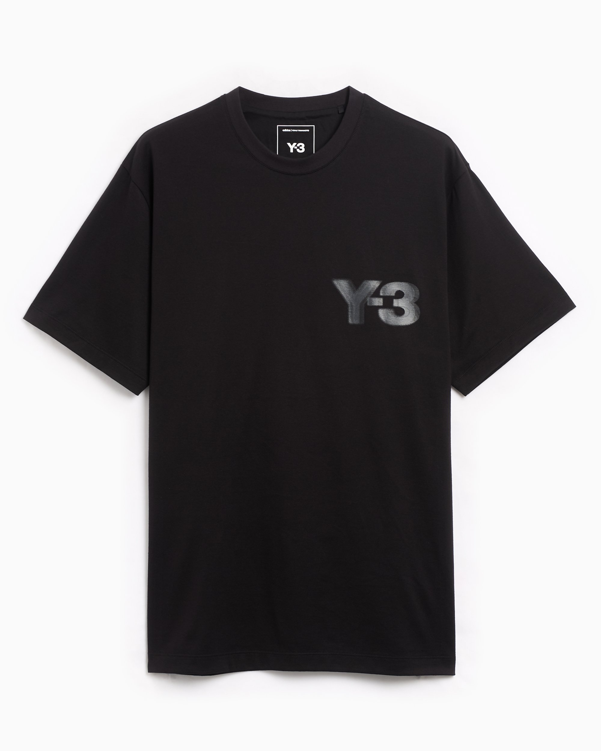 adidas Y 3 Logo Men s T Shirt Black JE9282 FOOTDISTRICT