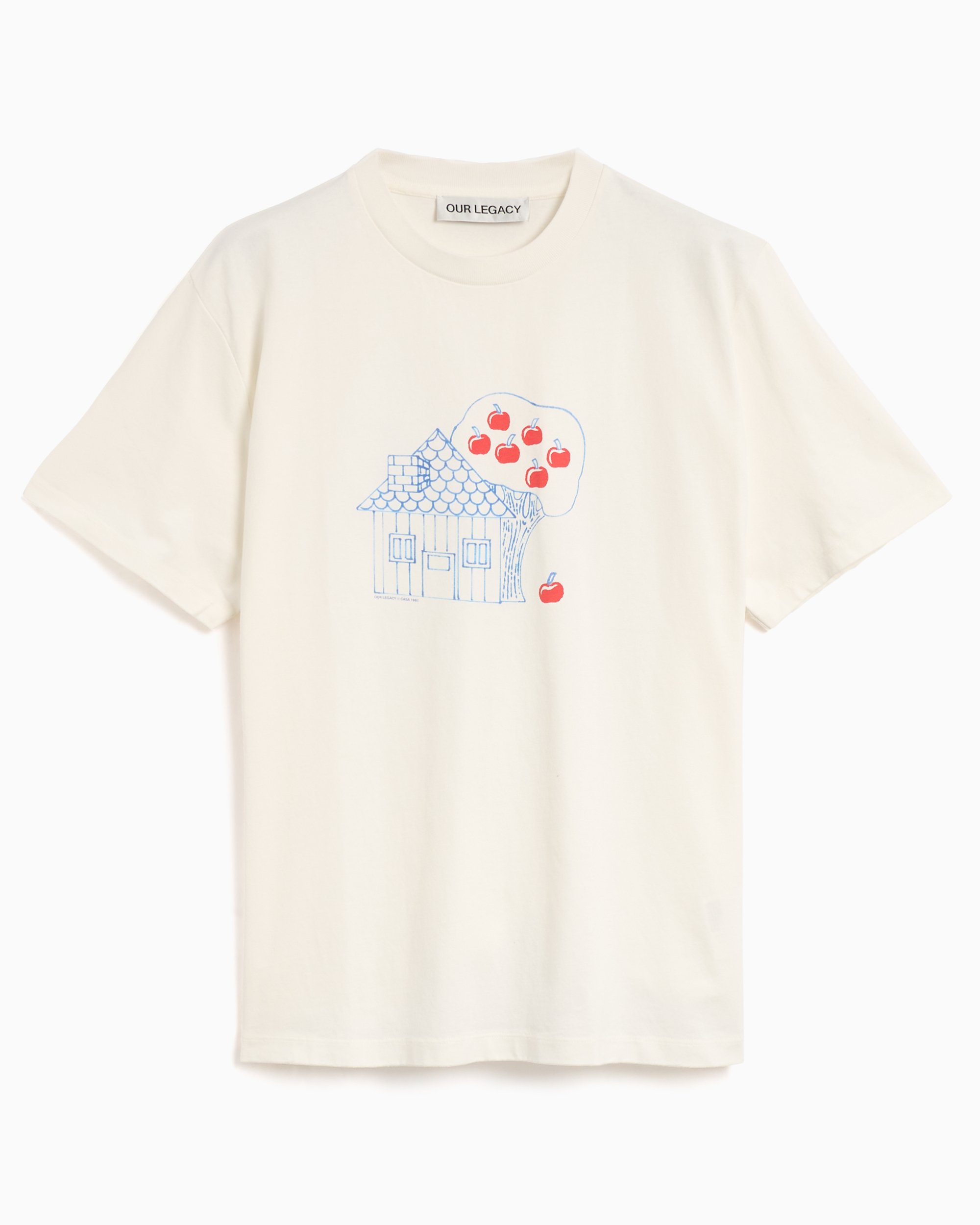 Our Legacy Men's Box T-Shirt White M4246BCP | FOOTDISTRICT