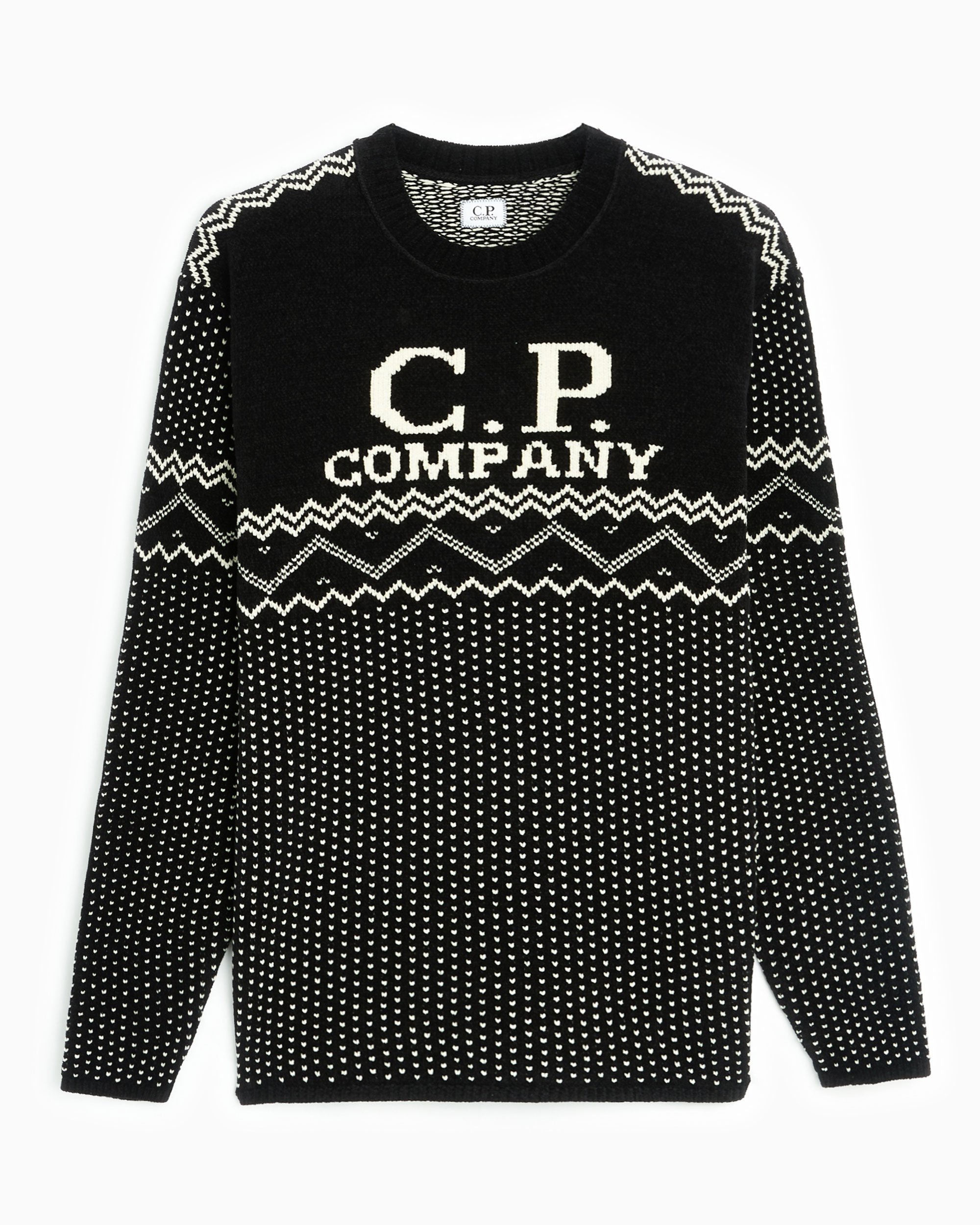 Cp company logo sweatshirt deals