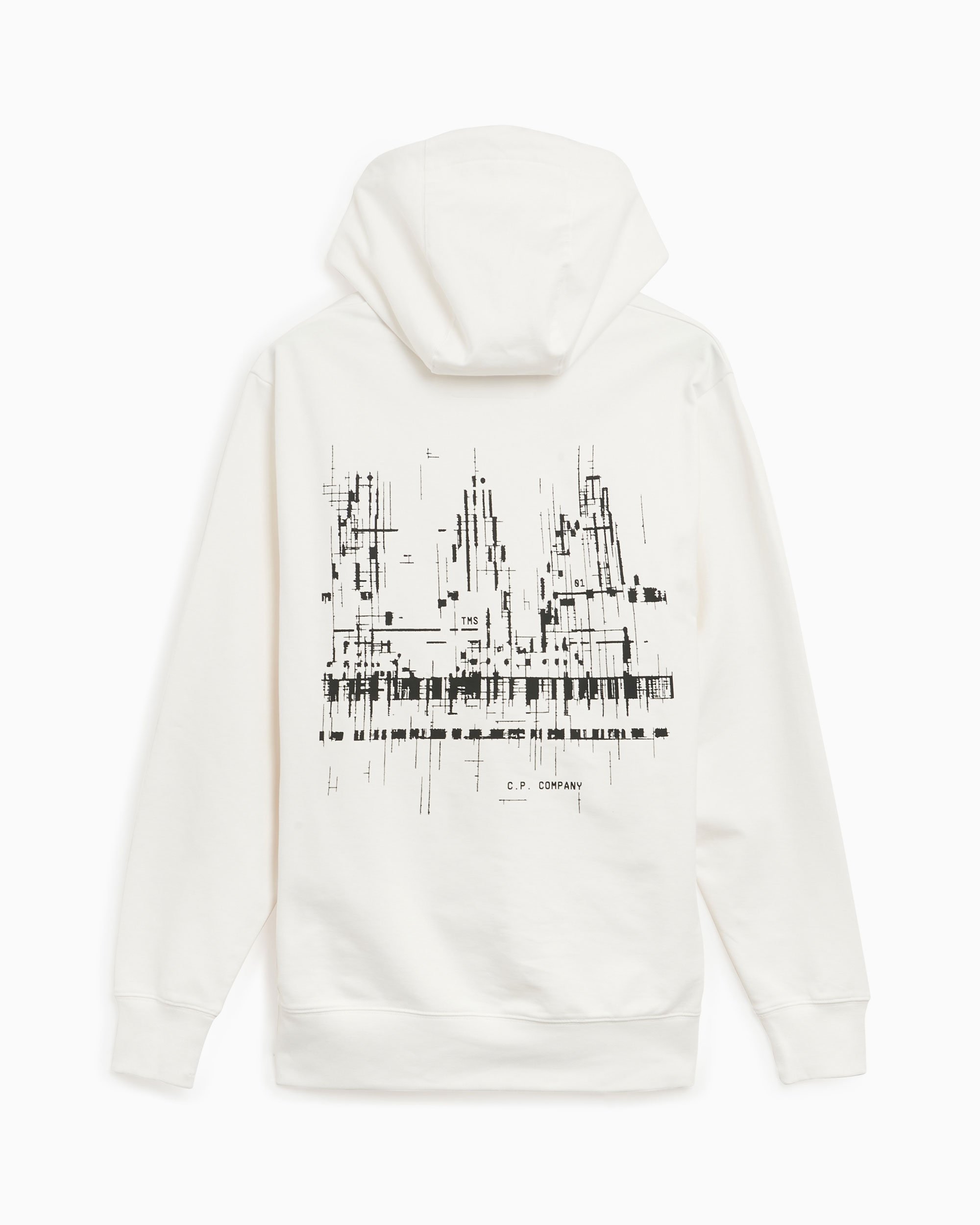 CP Company The Metropolis Series Logo Men's Fleece Hoodie