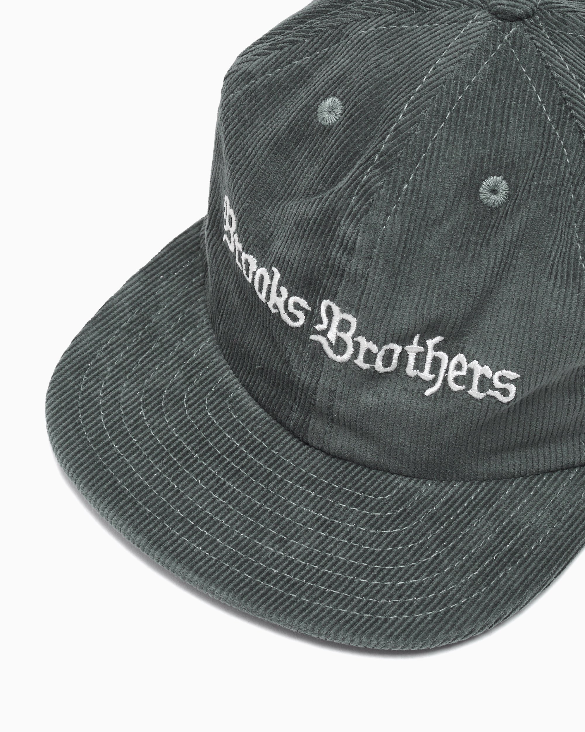 Brain Dead x Brooks Brothers 6 Panel Corduroy Unisex Cap Green