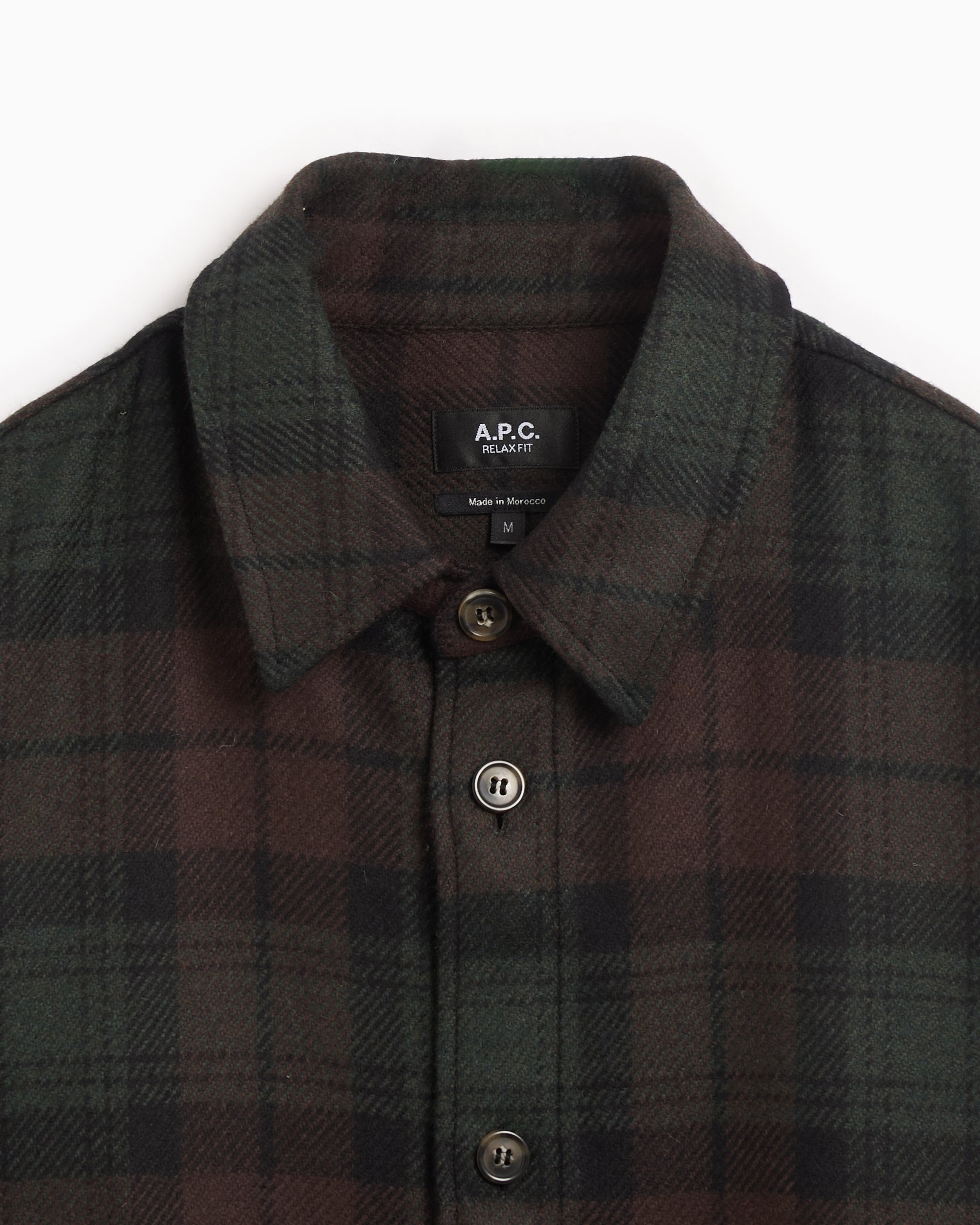 A.P.C. Bobby Men's Overshirt Black WOAPS-H02884-CAE | FOOTDISTRICT