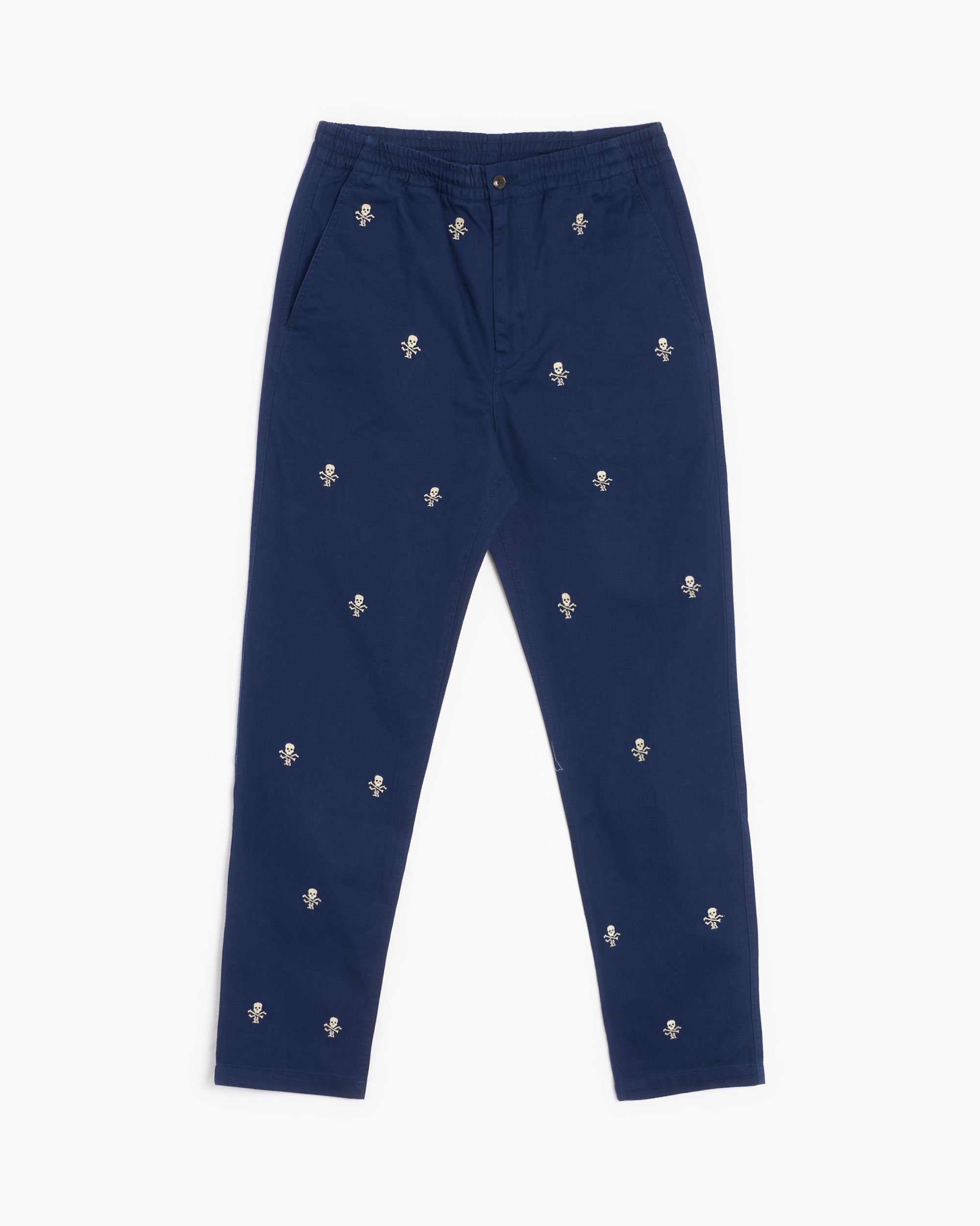 Classic Polo Men's Moderate Fit Cotton Trousers | CR-TRS-SATIN-NAVY MF