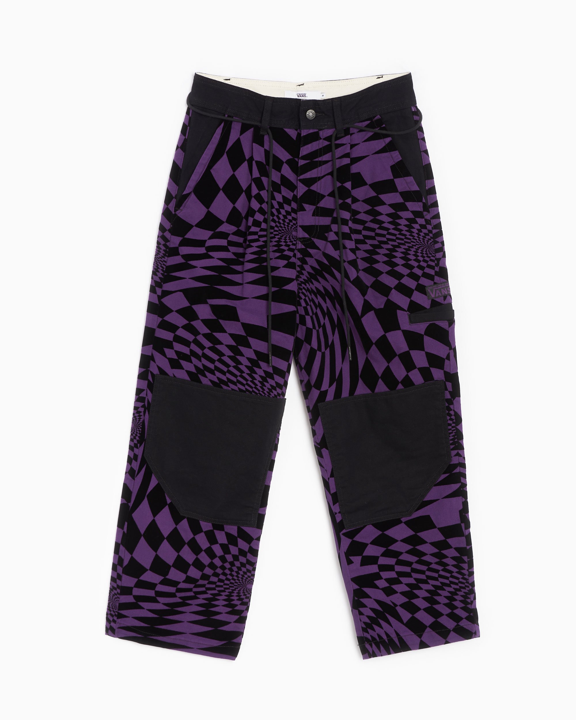 Vans x P.A.M Spiral Checker Men s Cargo Pants Viola VN0000H2Y8A1