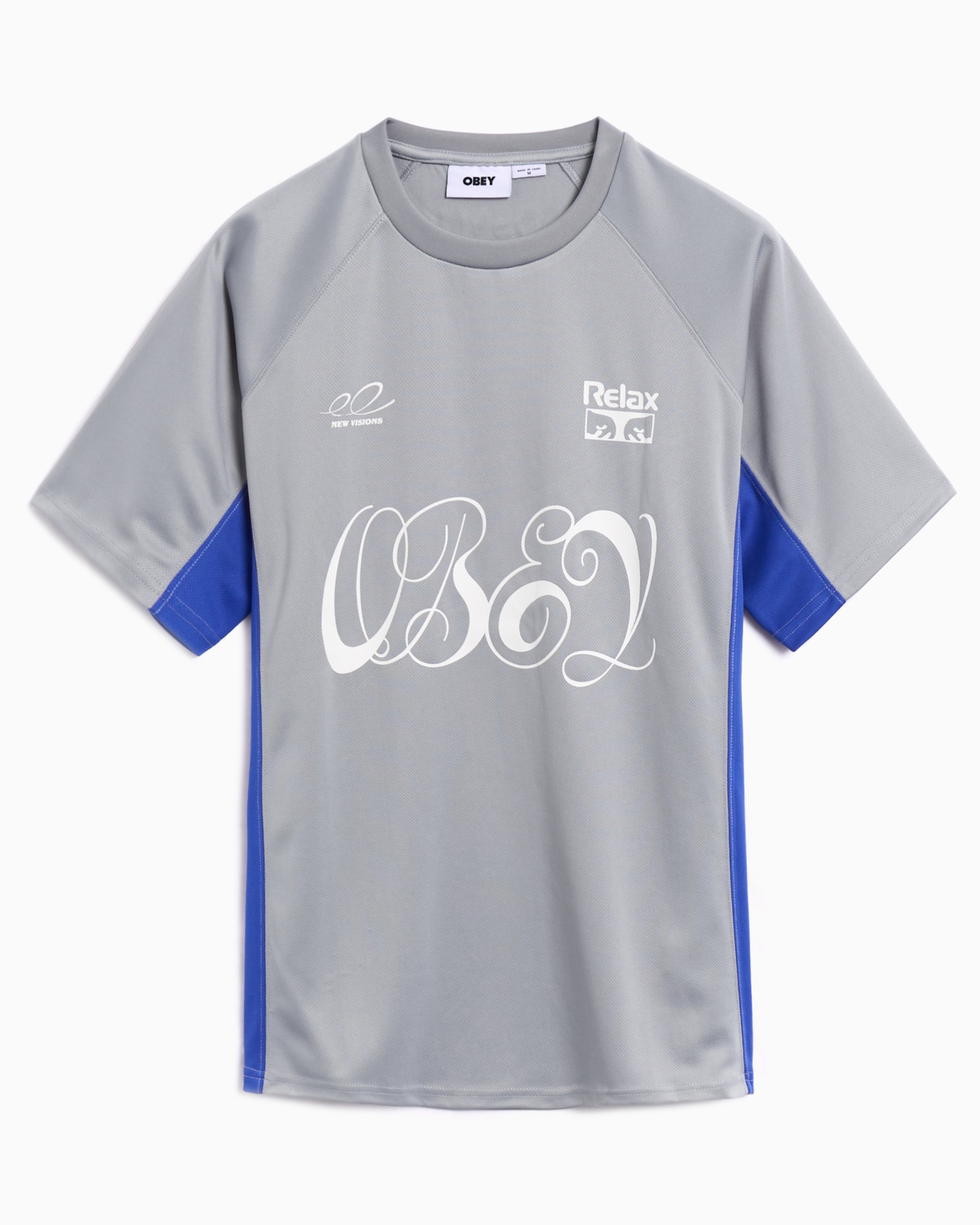 OBEY Clothing Plaza Active Regular Men's T-Shirt Gray