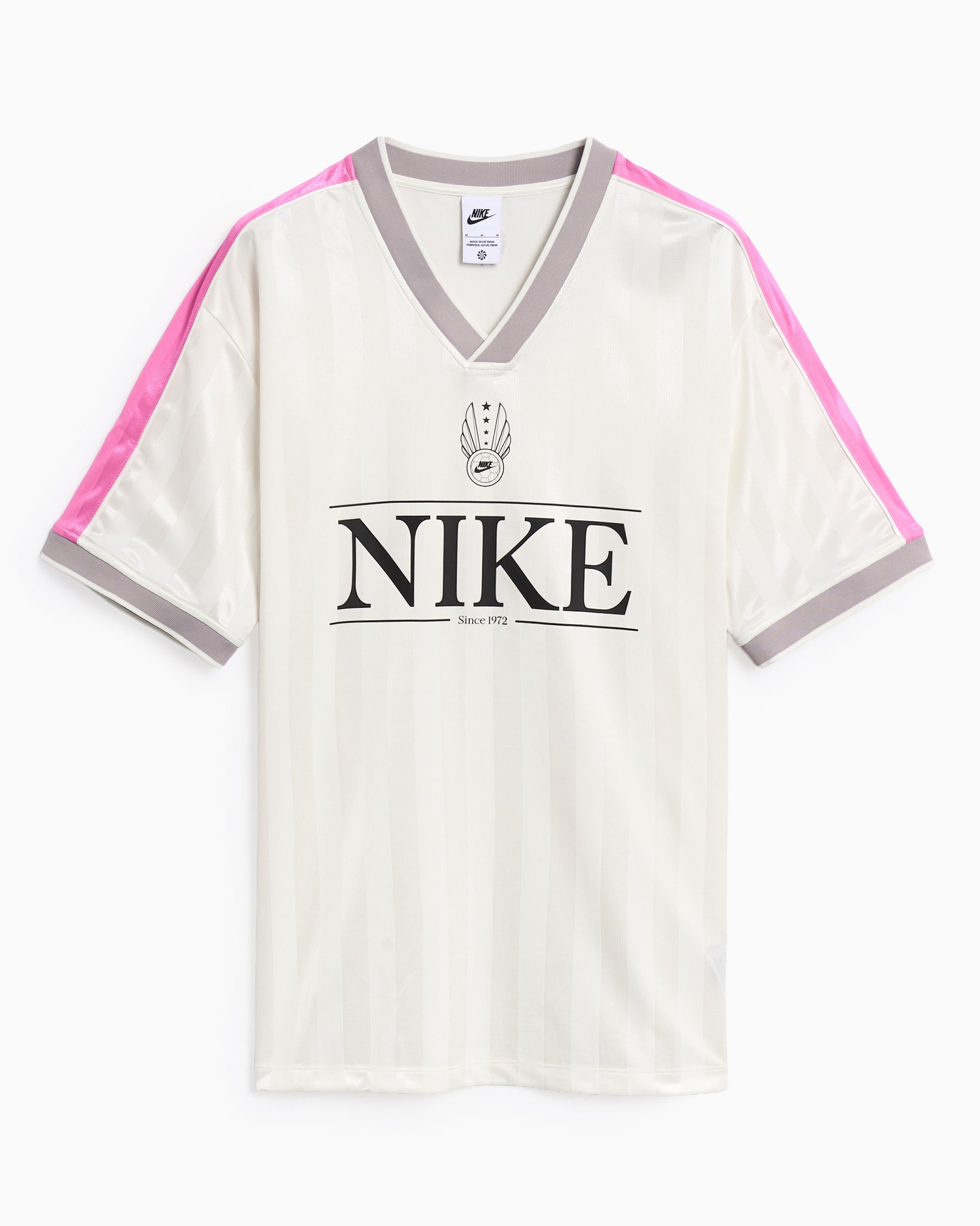 Nike Sportswear V-Neck Oversize Women's Jersey T-Shirt White