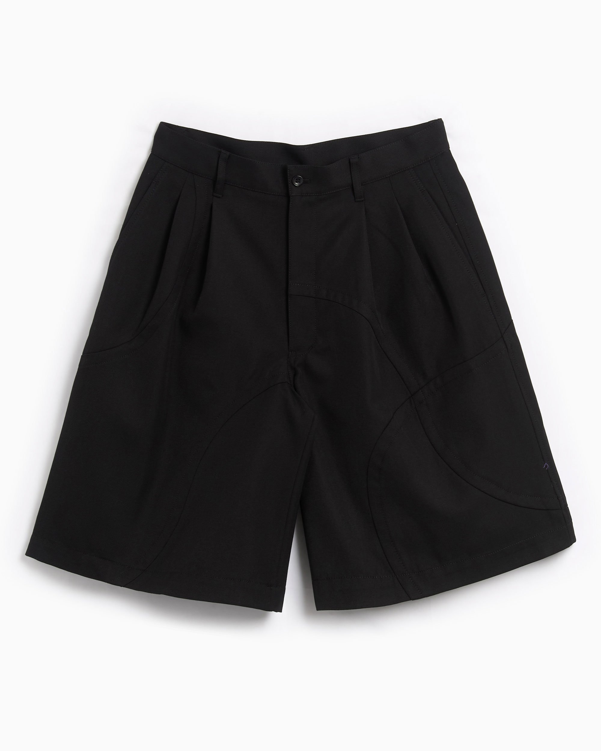 Comme Des Garçons Shirt Men's Woven Pants Men's Shorts Black FM