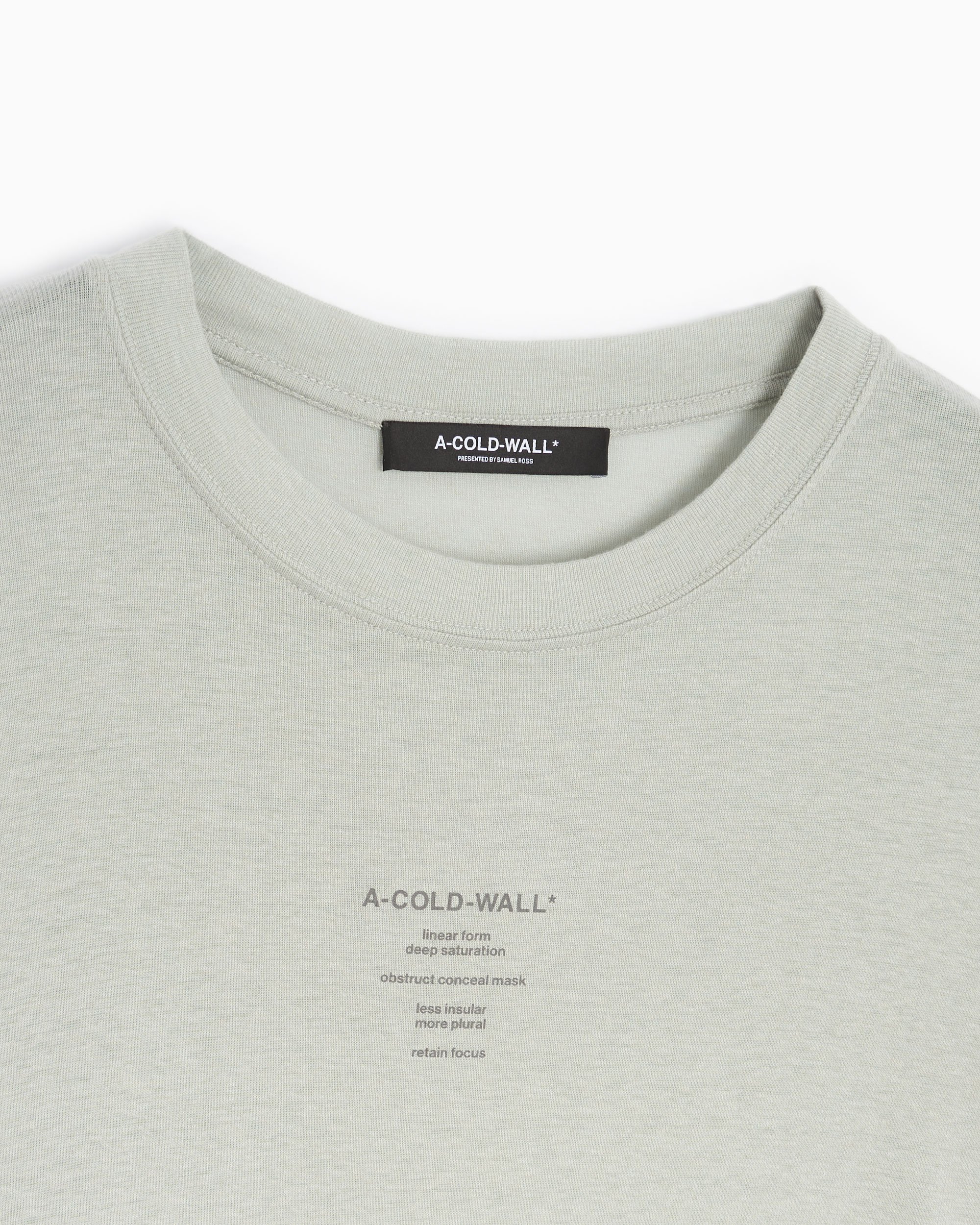 A-COLD-WALL* Artisan Men's T-Shirt Gray ACWMTS075A-DABR| Buy