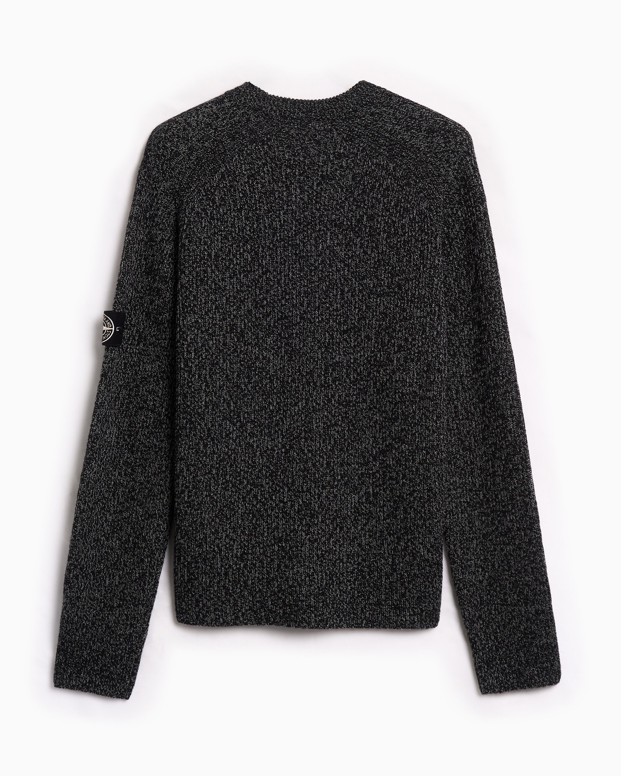 トップス stone  knit sweater Stone Island Reflective Relaxed Men's Sweater Black