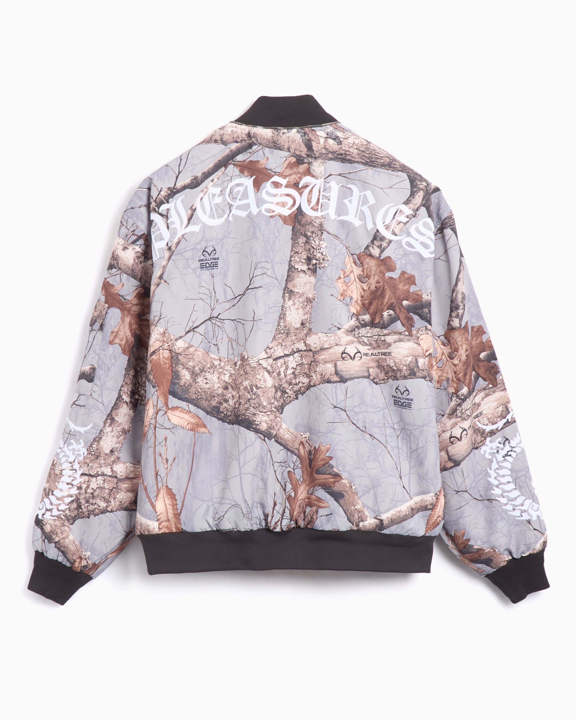 日本初の Bomber Men's Dragon Pleasures Jacket P25SP003-GREY Gray トップス