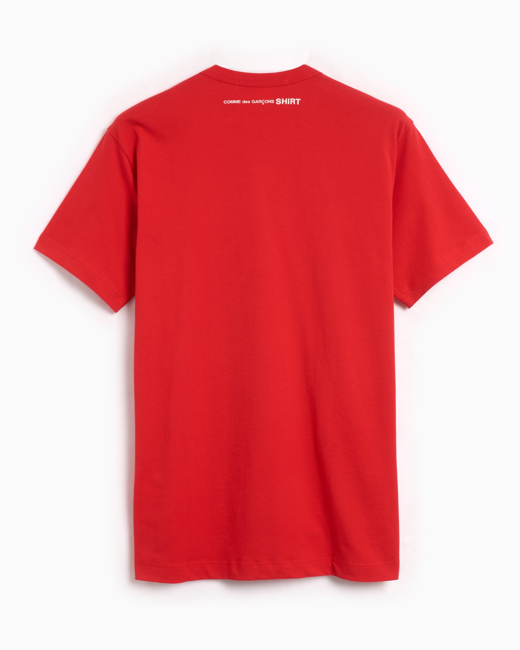 Comme Des Garçons Shirt Men's Knit T- Shirt Red FN-T005-W24-4 | FOOTDISTRICT