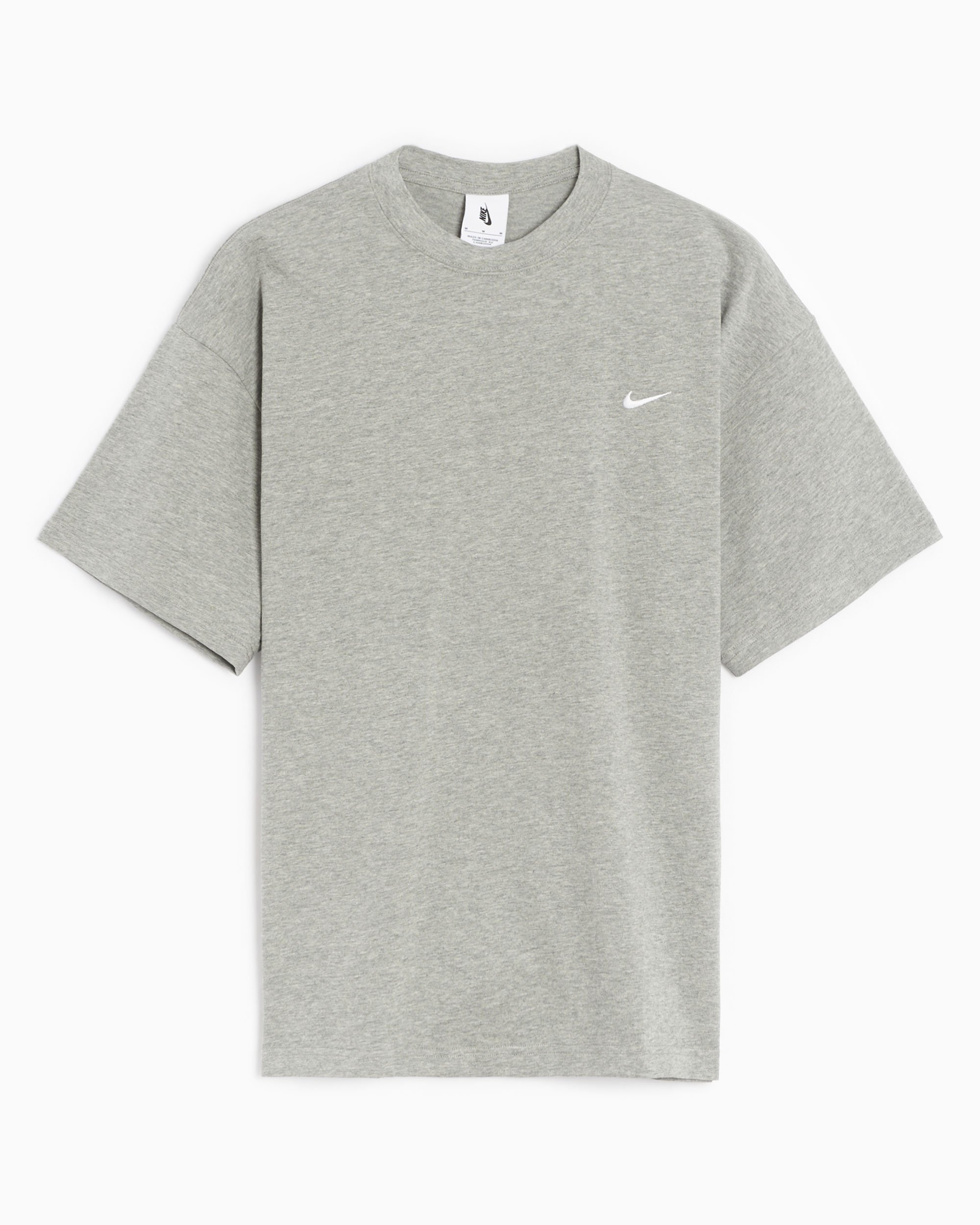Nike NRG Solo Swoosh Men s Short Sleeve T Shirt Grau CV0559 063 FOOTDISTRICT