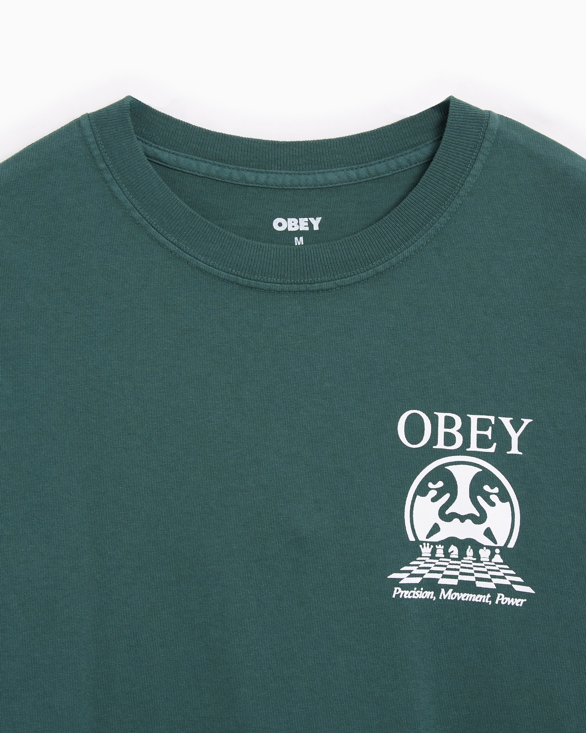 OBEY Clothing Precision Graphic Men's T-Shirt Green OBEY Clothing Precision Graphic Men's T-Shirt Green