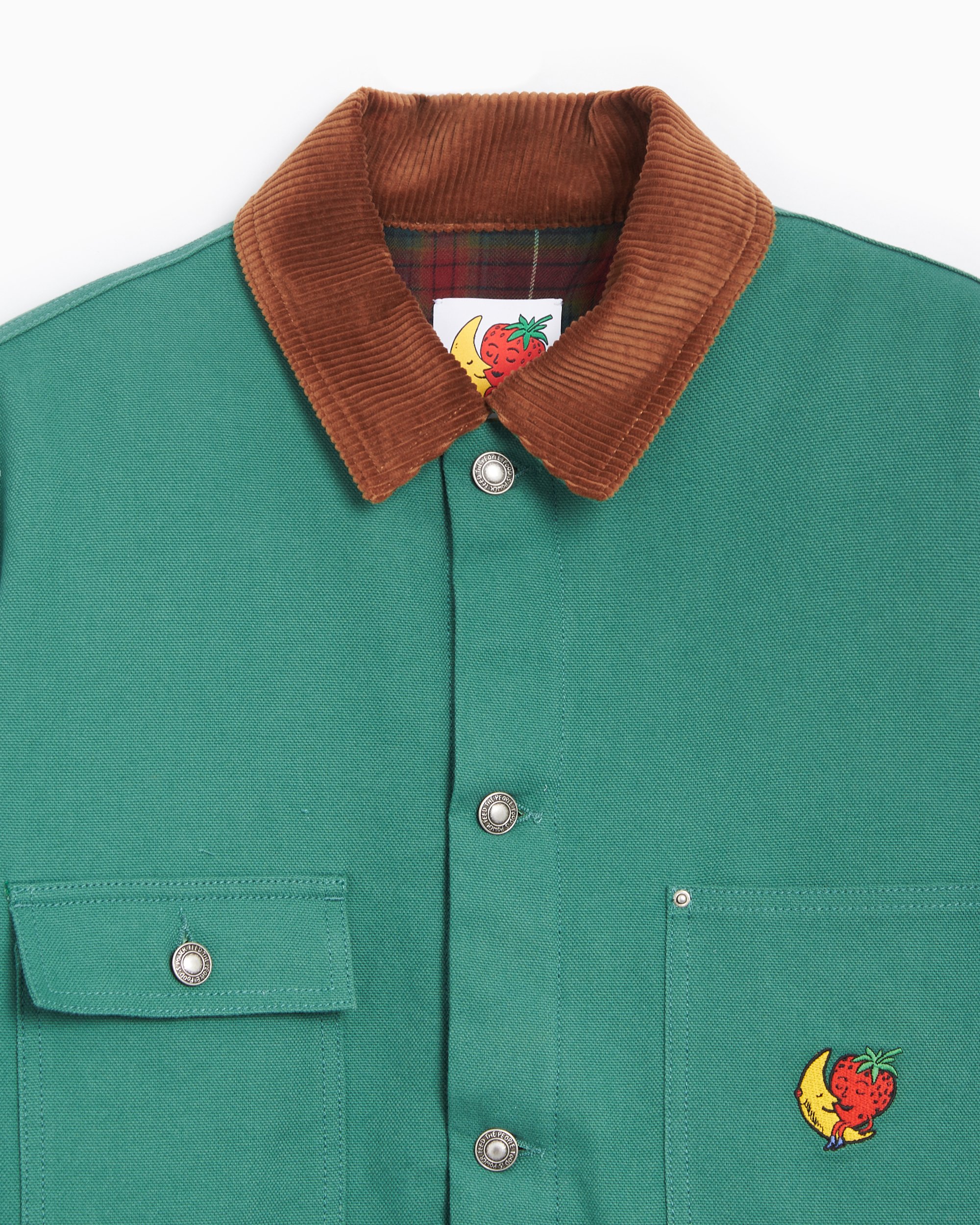Sky High Farm Workwear Angry Men's Chore Jacket Grün SHF06C004-1 |  FOOTDISTRICT