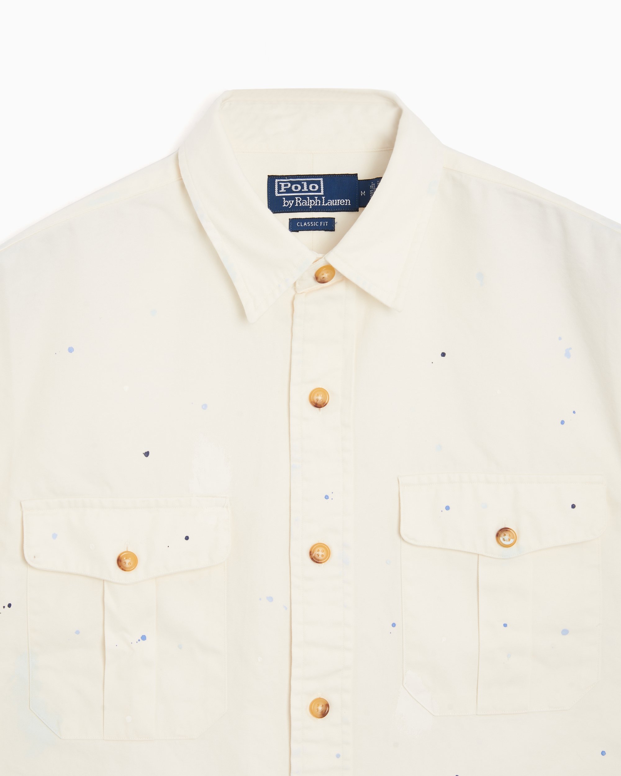Ralph lauren mens white button down shirt sales