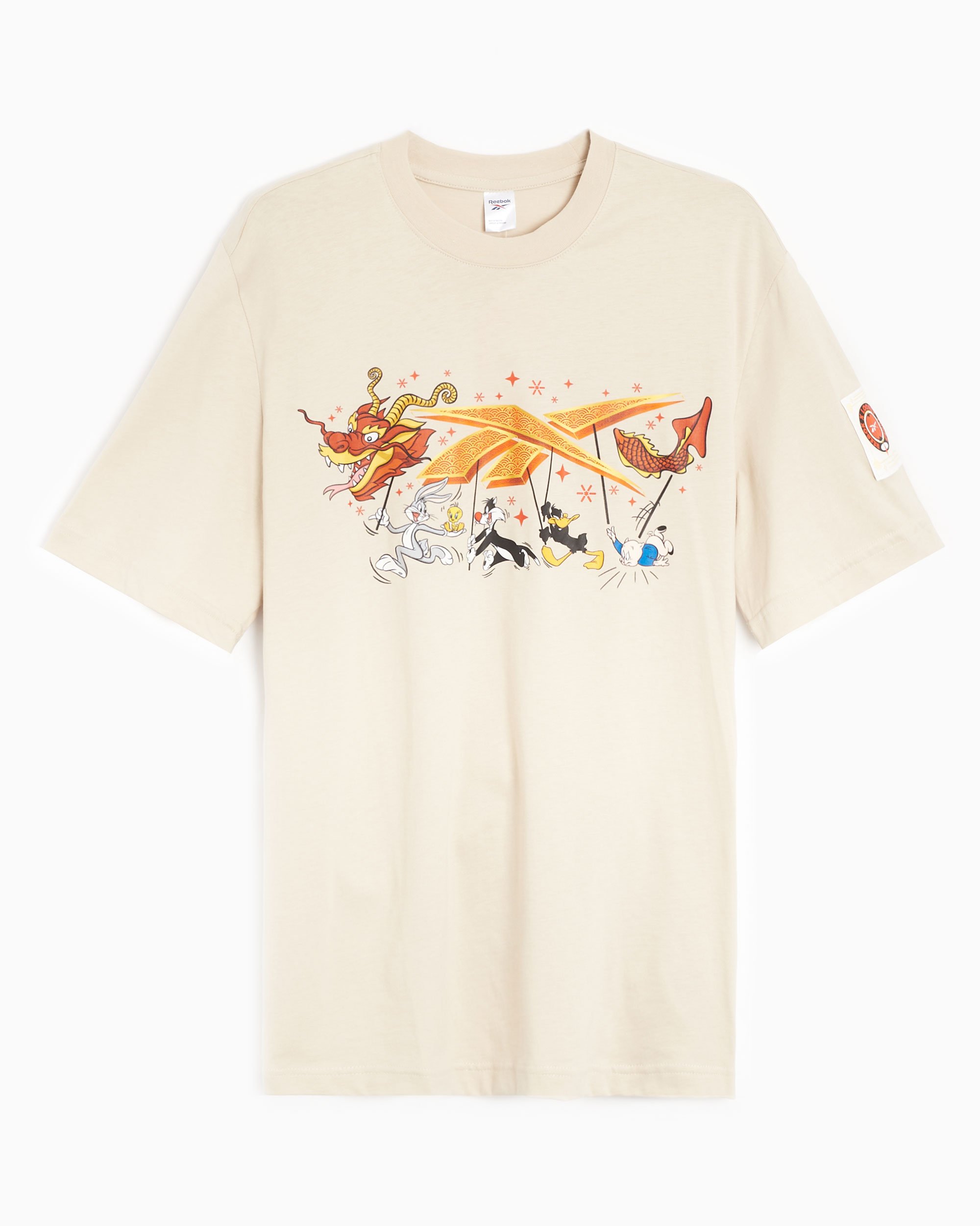 Camisetas reebok beige top