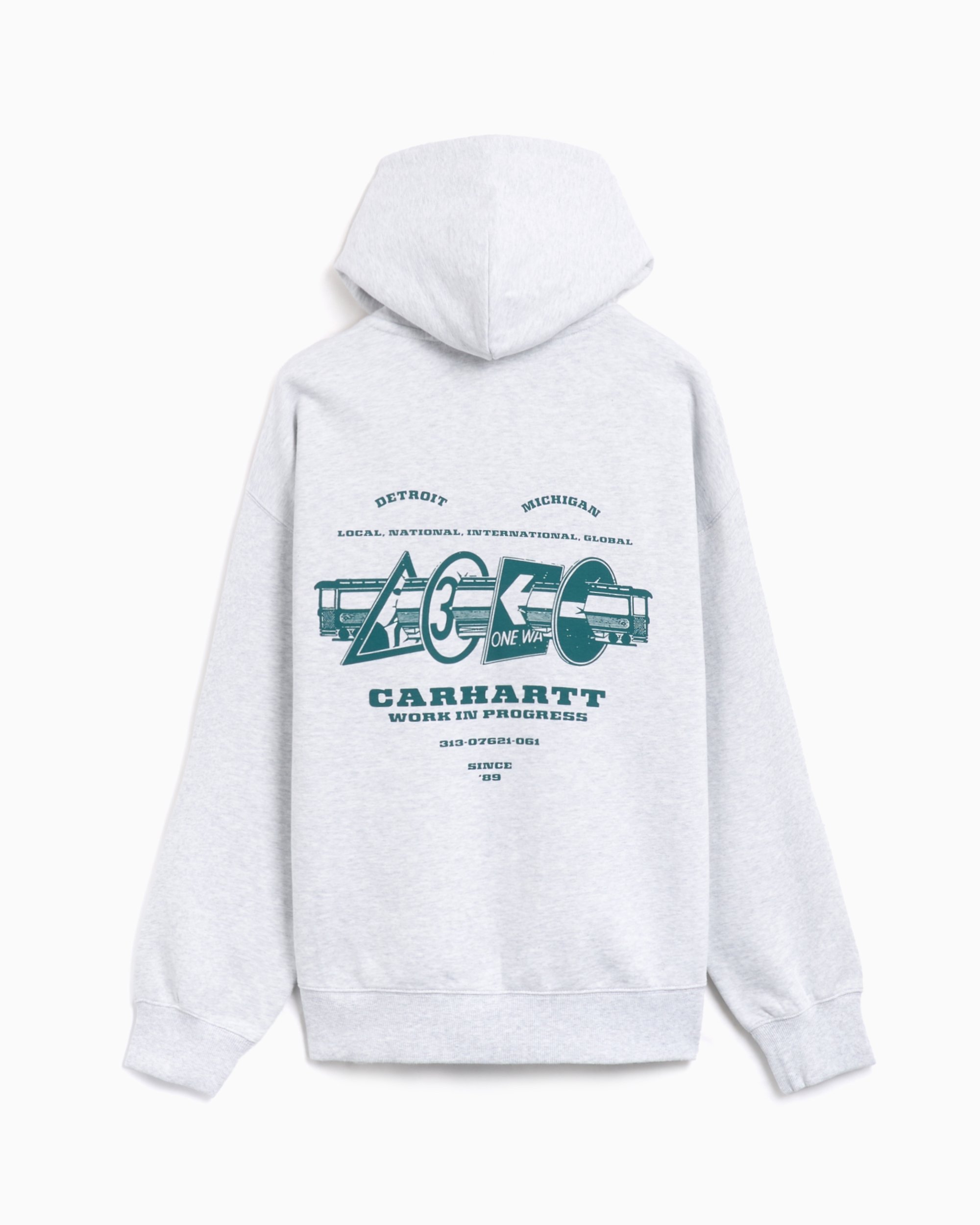 Carhartt WIP Runaway Men's Balloon Zip Hoodie Gray I034414