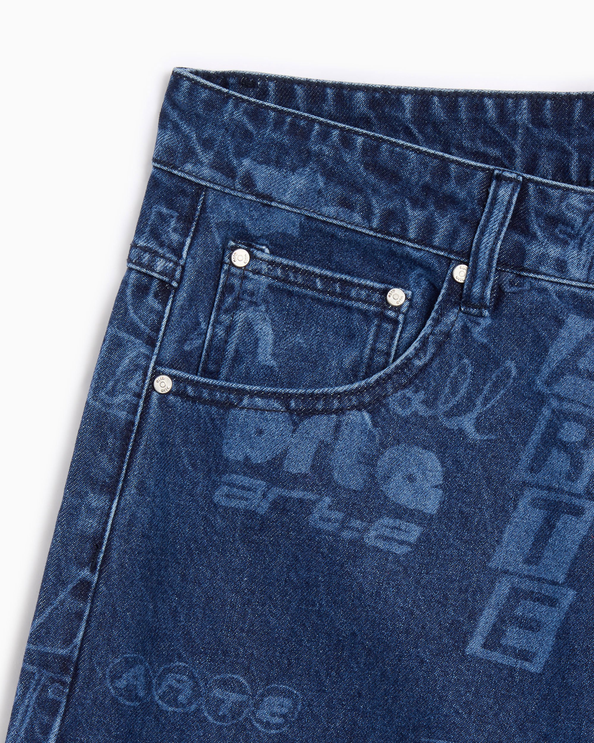 Arte Antwerp Art Saves Men's Jeans Blue AW25-145P-Bleach