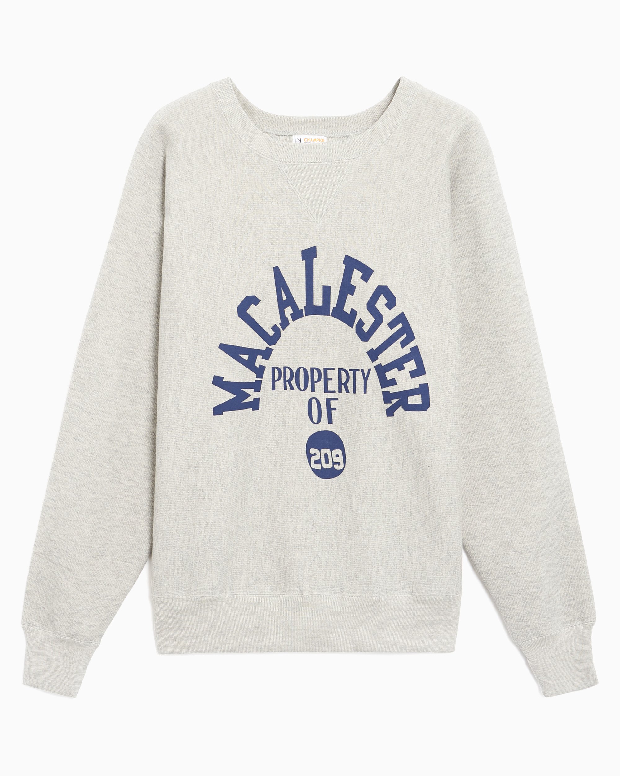 Champion Grey Sweatshirt True to Archive Reverse Weave M