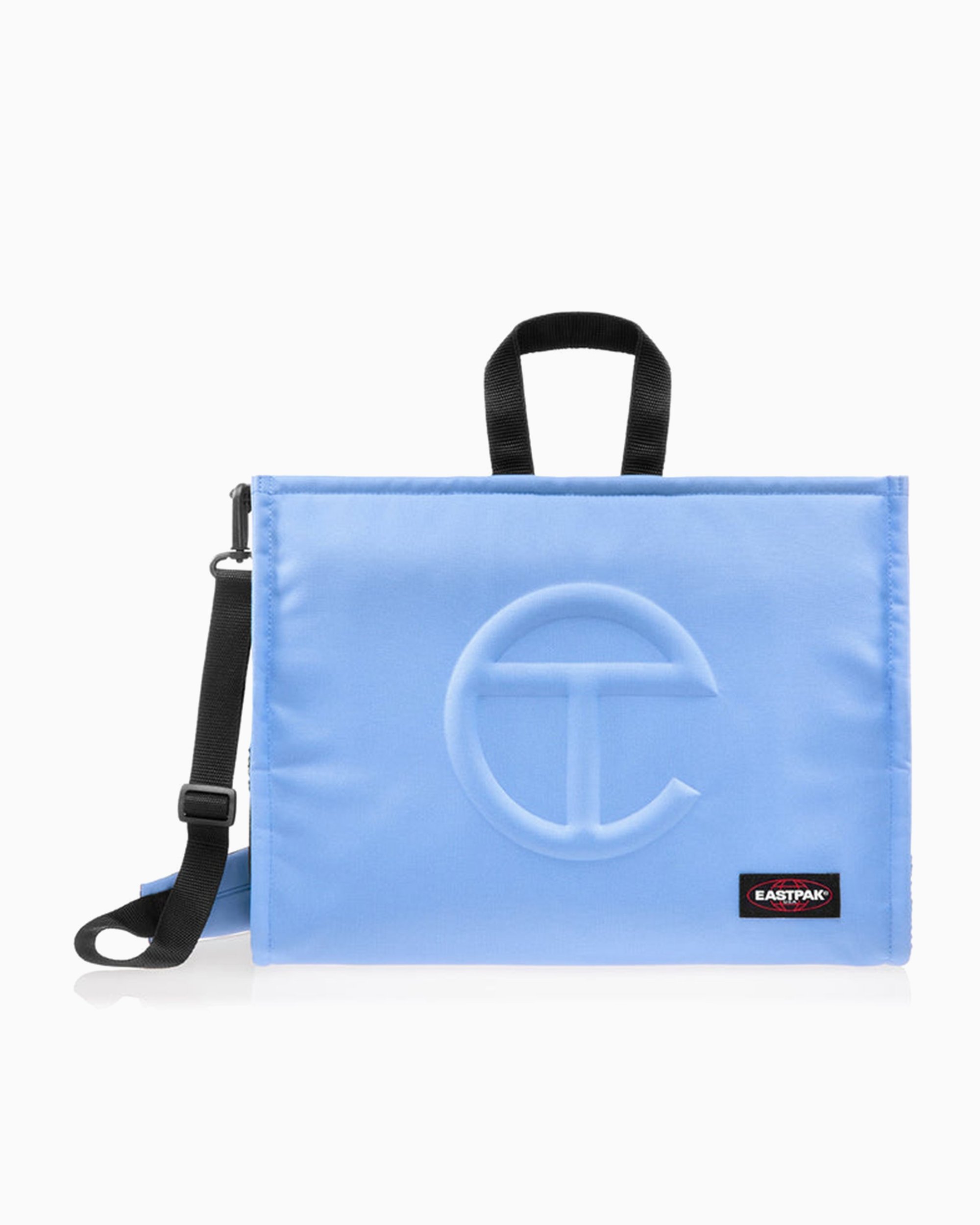 Eastpak x TELFAR Unisex Shopper Bag (M) Blu EK0A5BBF3Q71 | FOOTDISTRICT