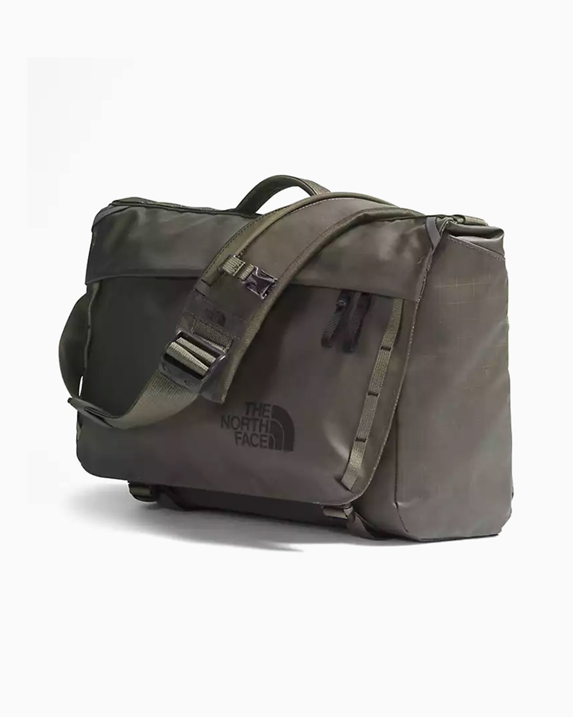The North Face Base Camp Unisex Voyager Messenger Bag Grun NF0A81DPBQW1 FOOTDISTRICT