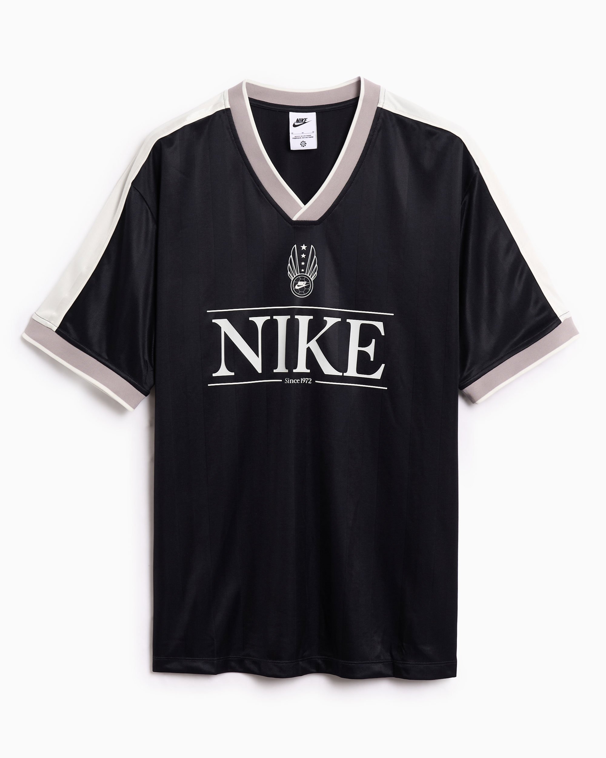 Nike Sportswear V-Neck Oversize Women's Jersey T-Shirt Black