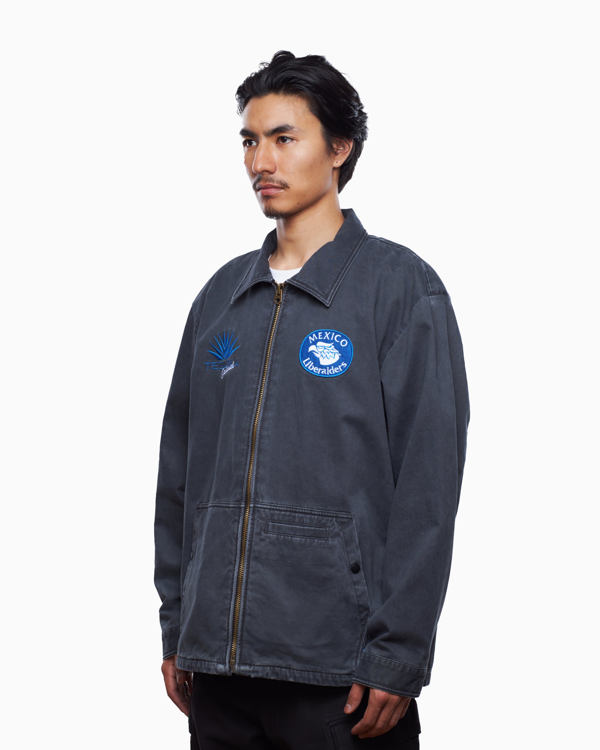 Liberaiders® Garment Men's Dyed Work Jacket Black 750112303-BLACK |  FOOTDISTRICT