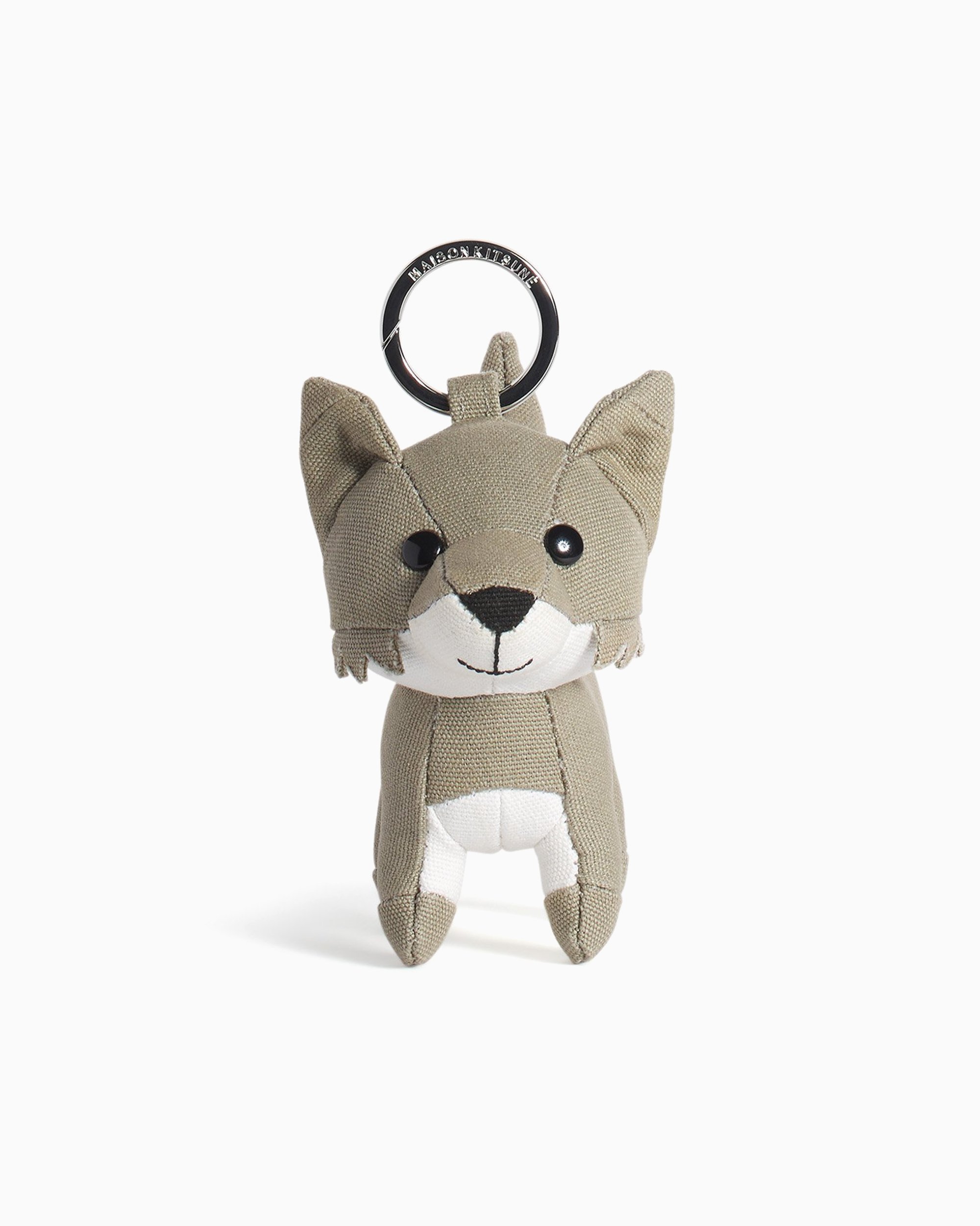Maison Kitsuné Fox Unisex Keychain Beige PW06902WW0107-P131