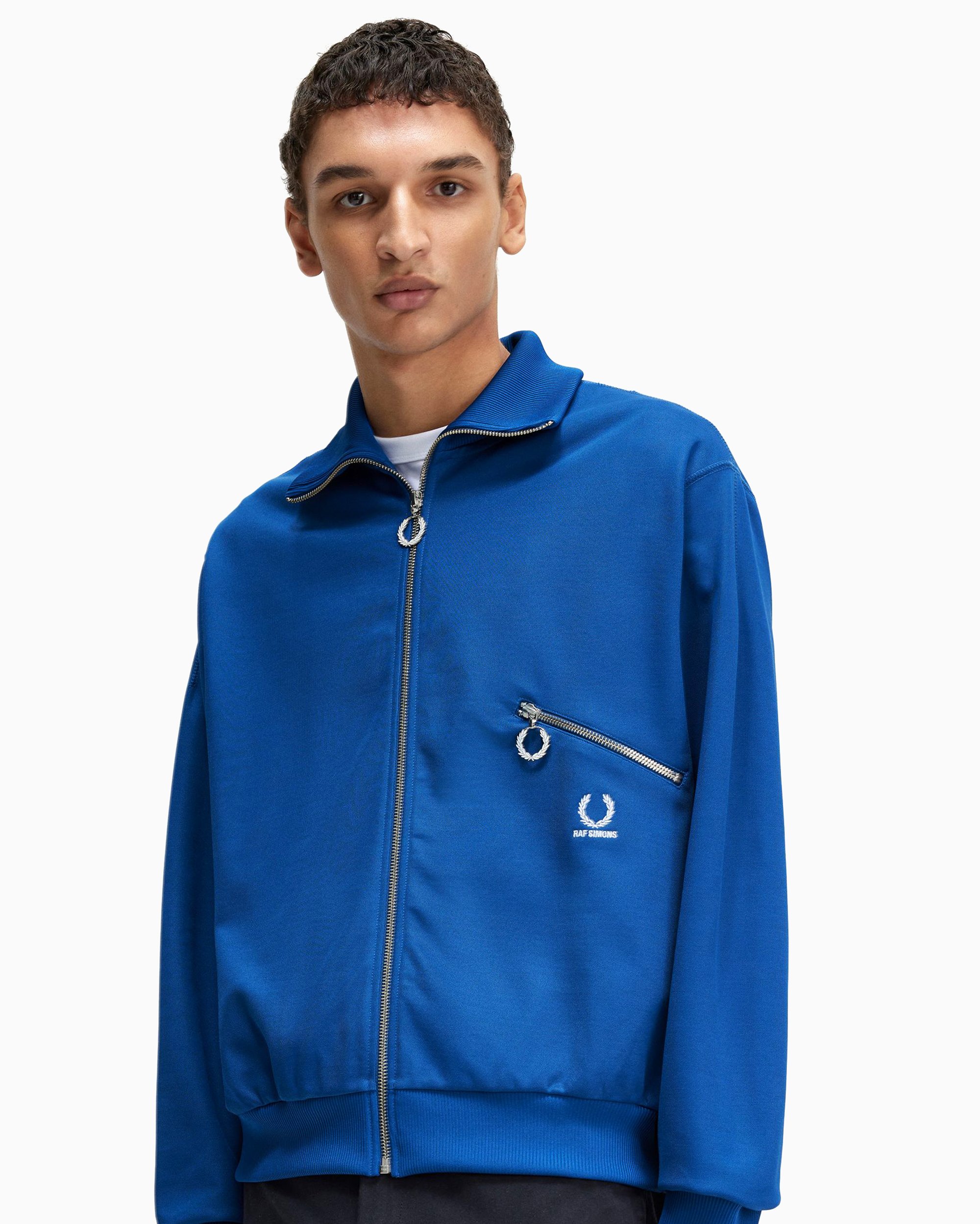 Fred perry fleece track jacket outlet