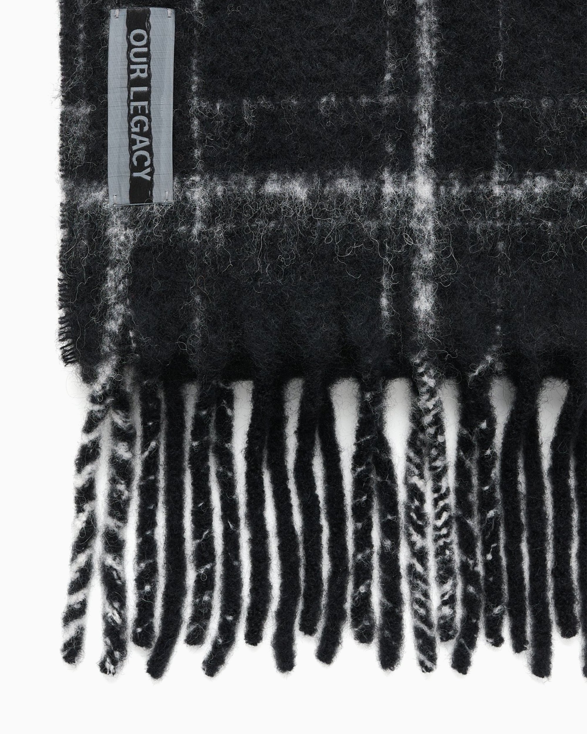 Our Legacy Estate Unisex Scarf Black A4248EBF | FOOTDISTRICT