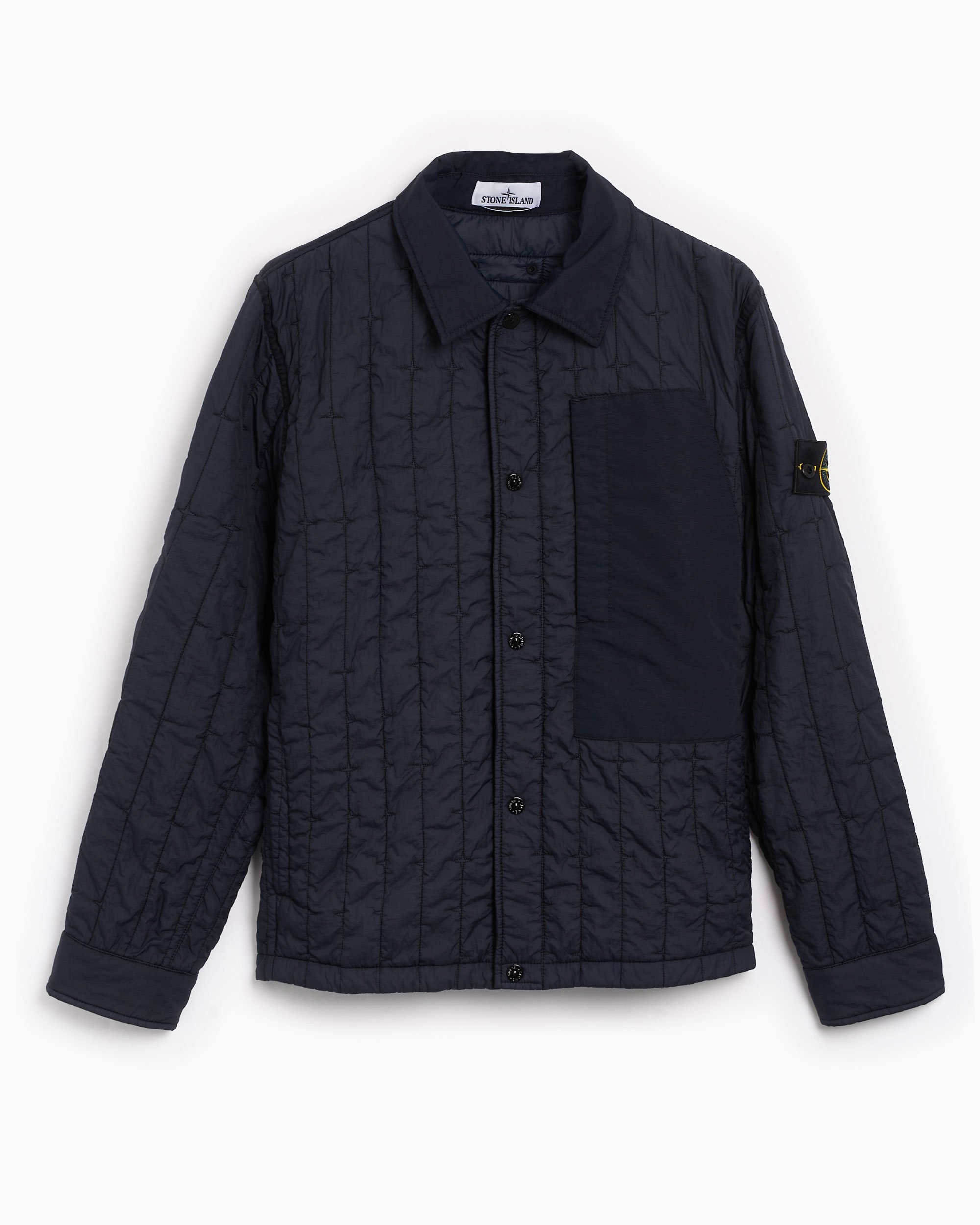Stone Island Men s Waterproof Down Jacket Blue 801540831 V0020 FOOTDISTRICT