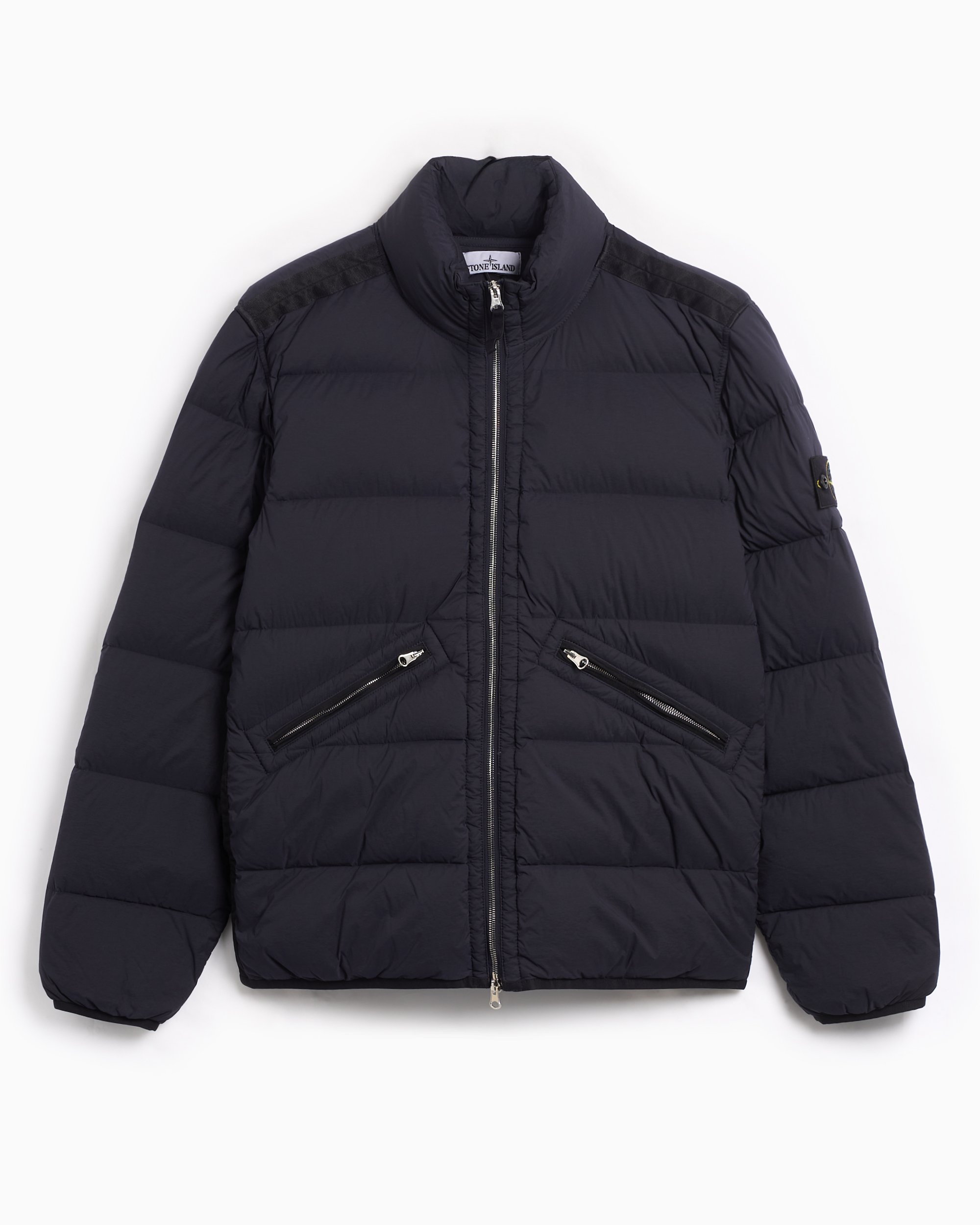 Blue stone island puffer jacket 2025