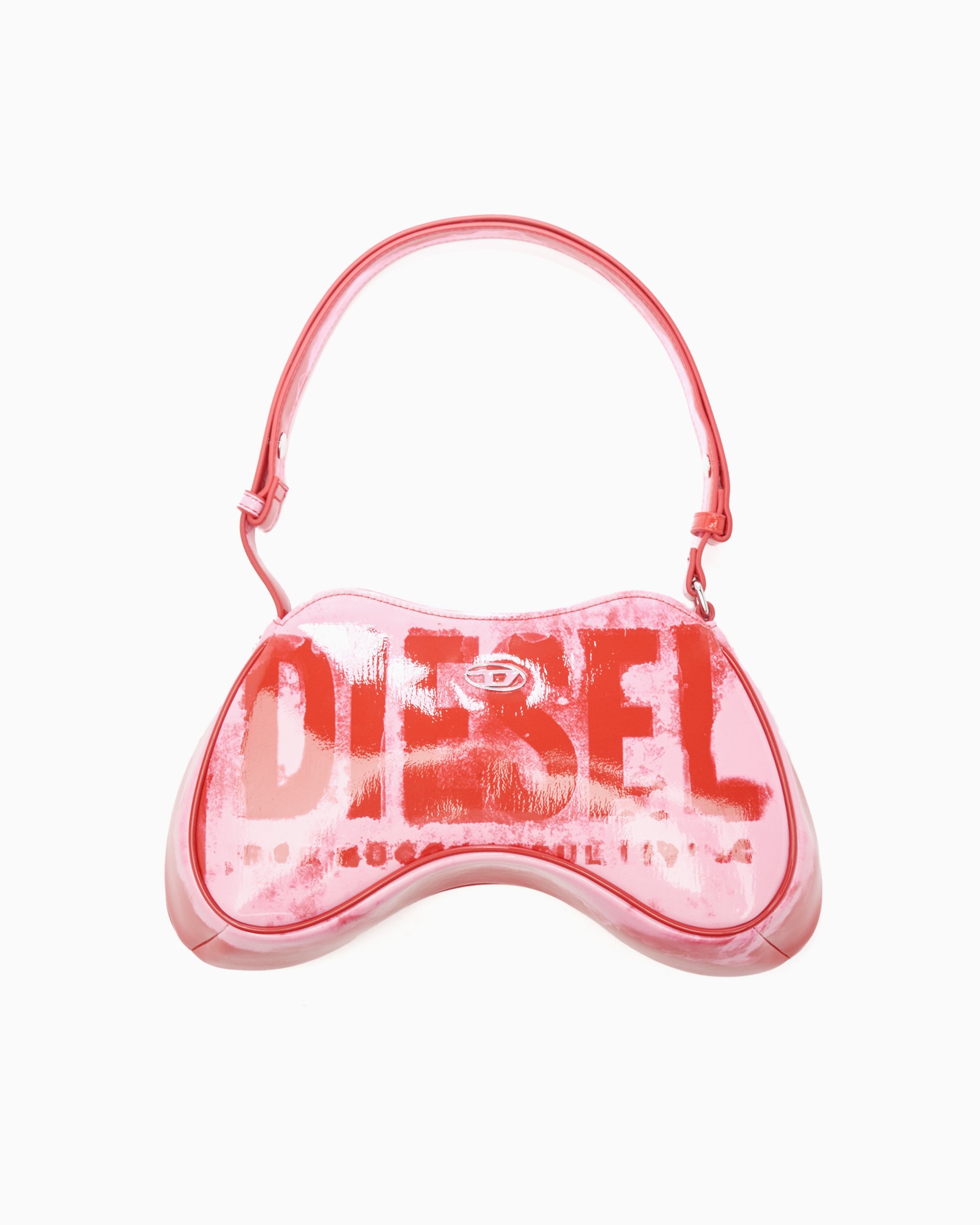 Diesel Play Unisex Shoulder Crossbody Bag Pink, Red X09100-P6019-947