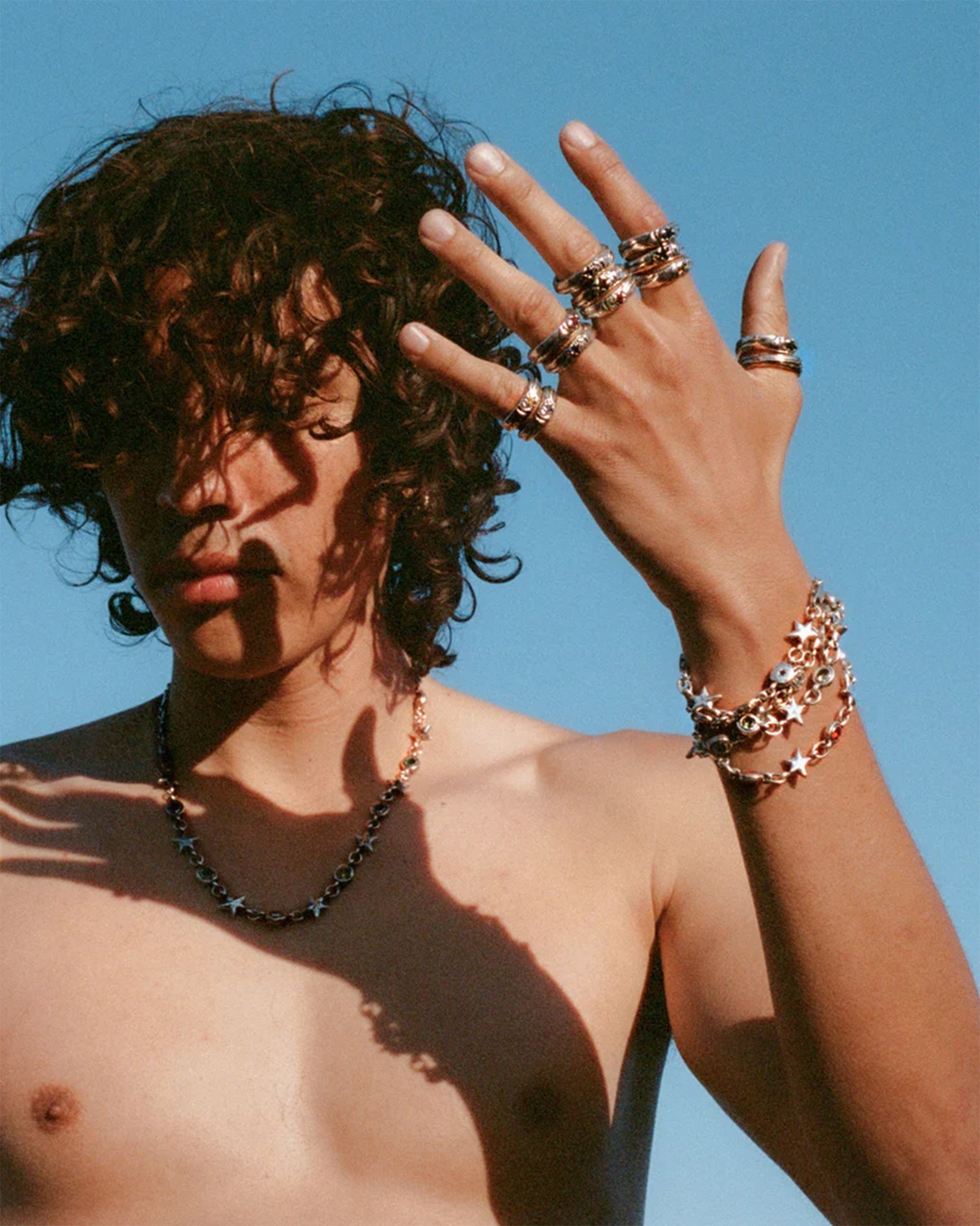 Y2K IIIMIII cross top bracelet 平成ギャル男 popupありがとうございました☠️🎸🫧 とっても楽しい二日間で