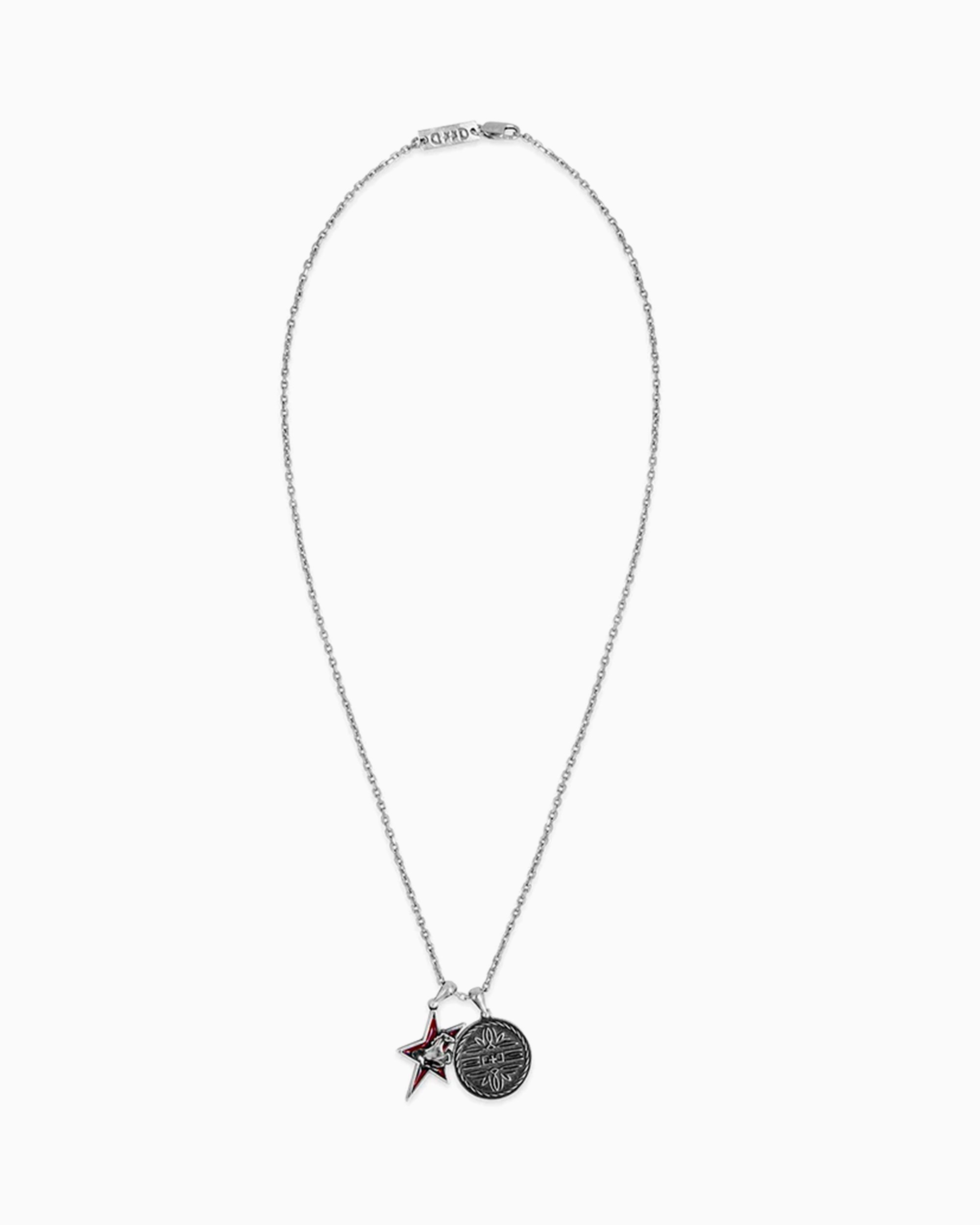 TwoJeys D+D Wild Horse Necklace Silver colored 222338001