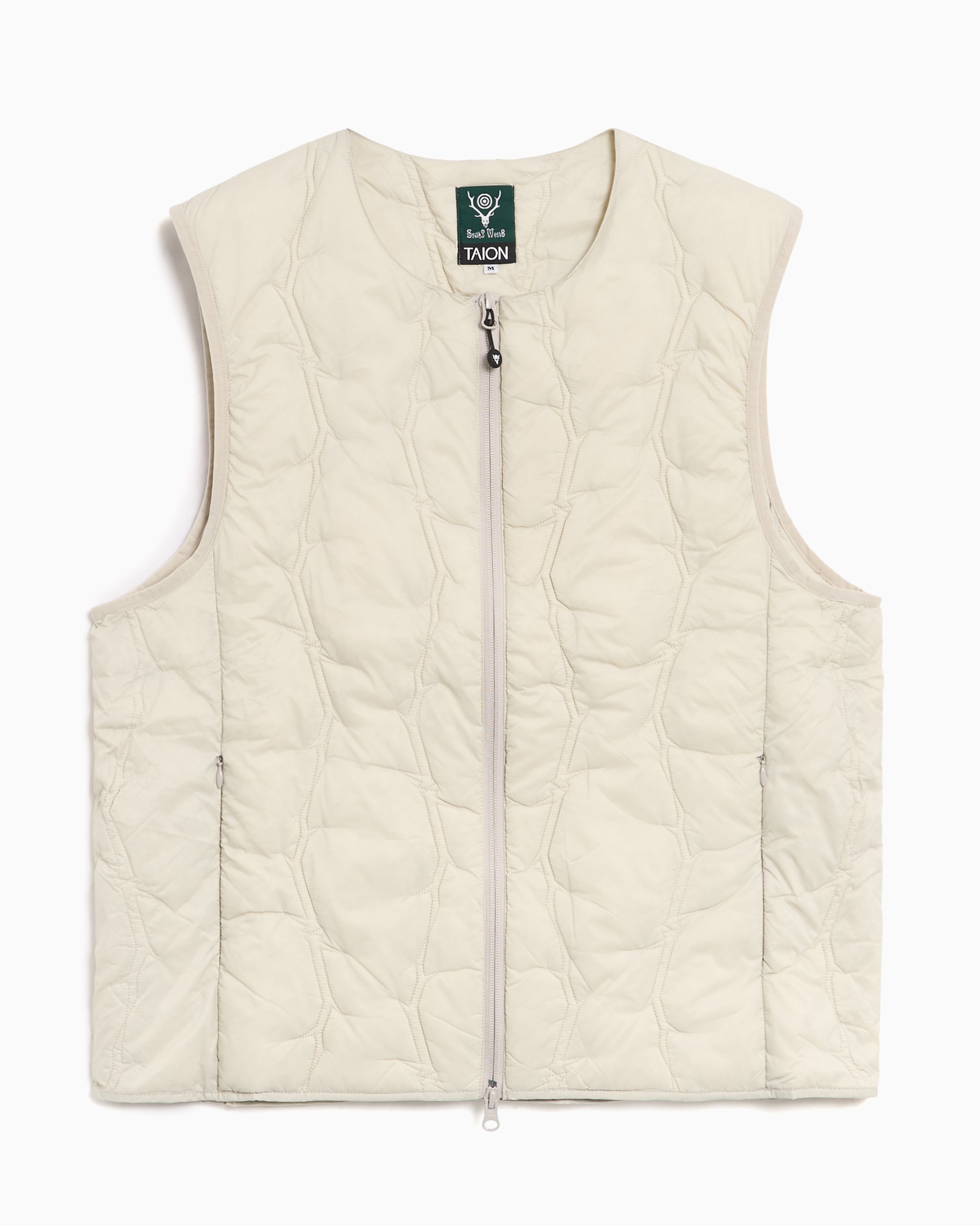 South2 West8 x TAION Inner Men's Vest Gray RW697-A-Ice Grey