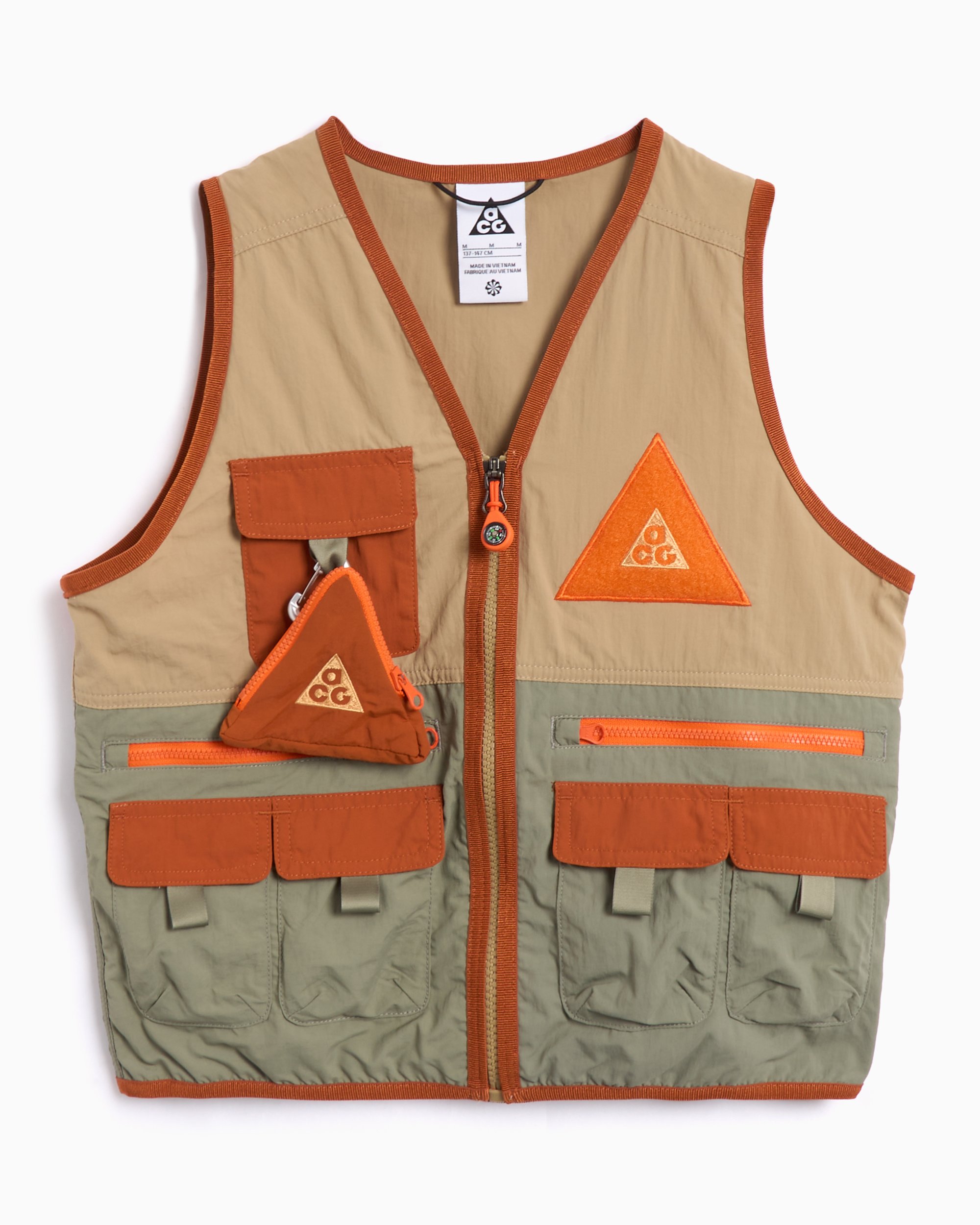 NIKE TECHNICAL MORSE CODE VEST VINTAGE 90s 00s UTILITY WRAP