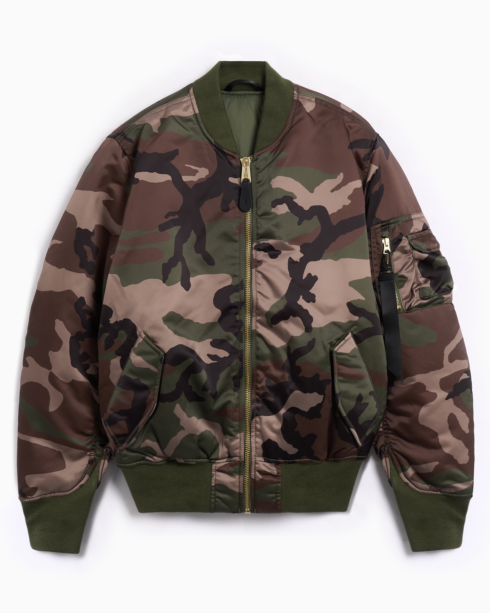Alpha Industries MA-1 Base Flight Camo Men's Bomber Multi 756111C