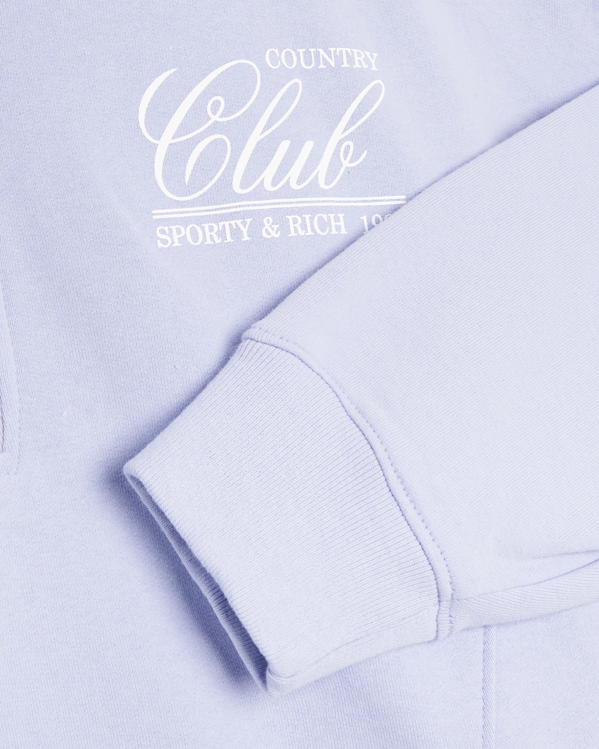 Sporty & Rich 94 Country Club Unisex 1/4 Zip Fleece Jacket