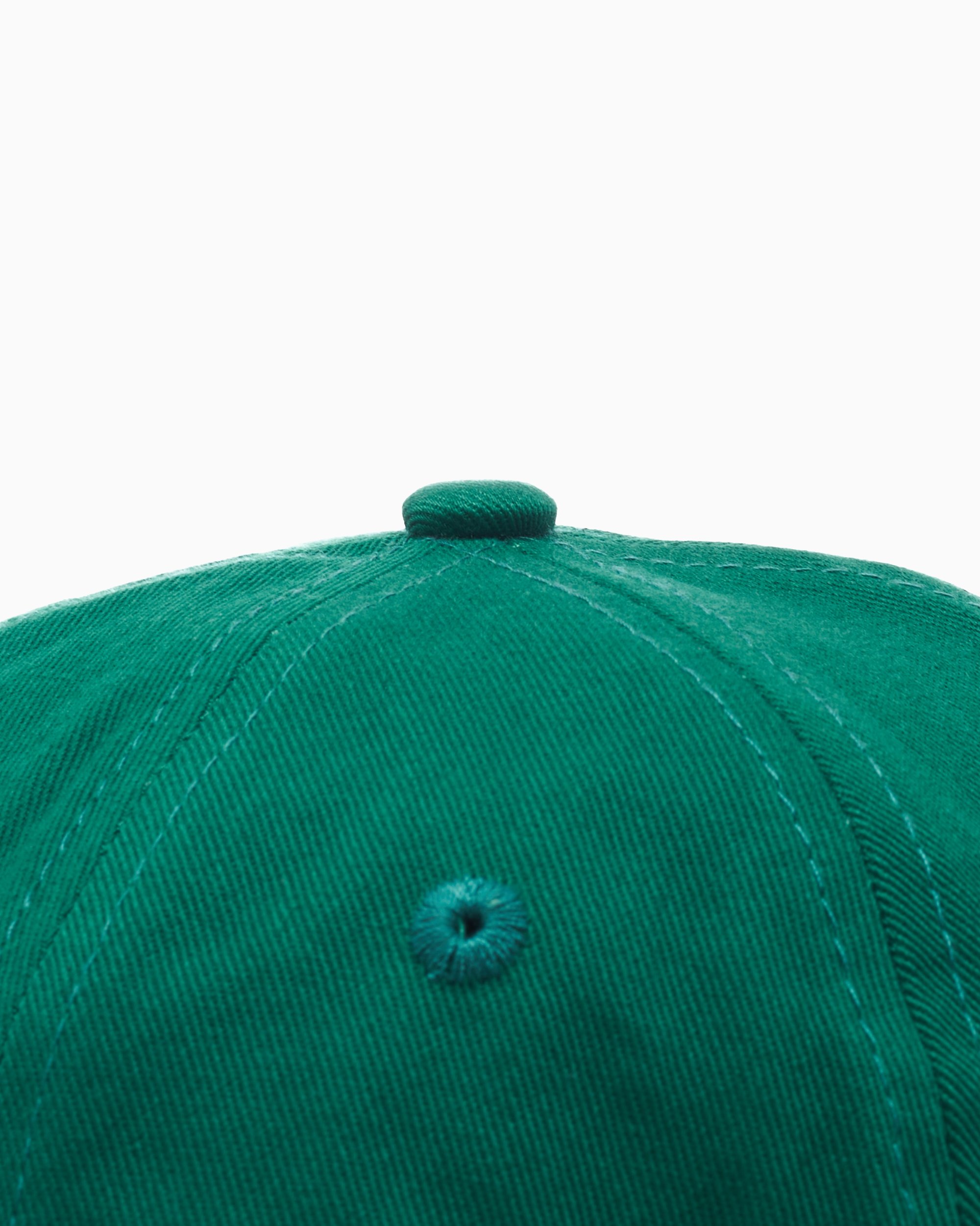 Sporty & Rich Serif Logo Embroidered Unisex Cap White