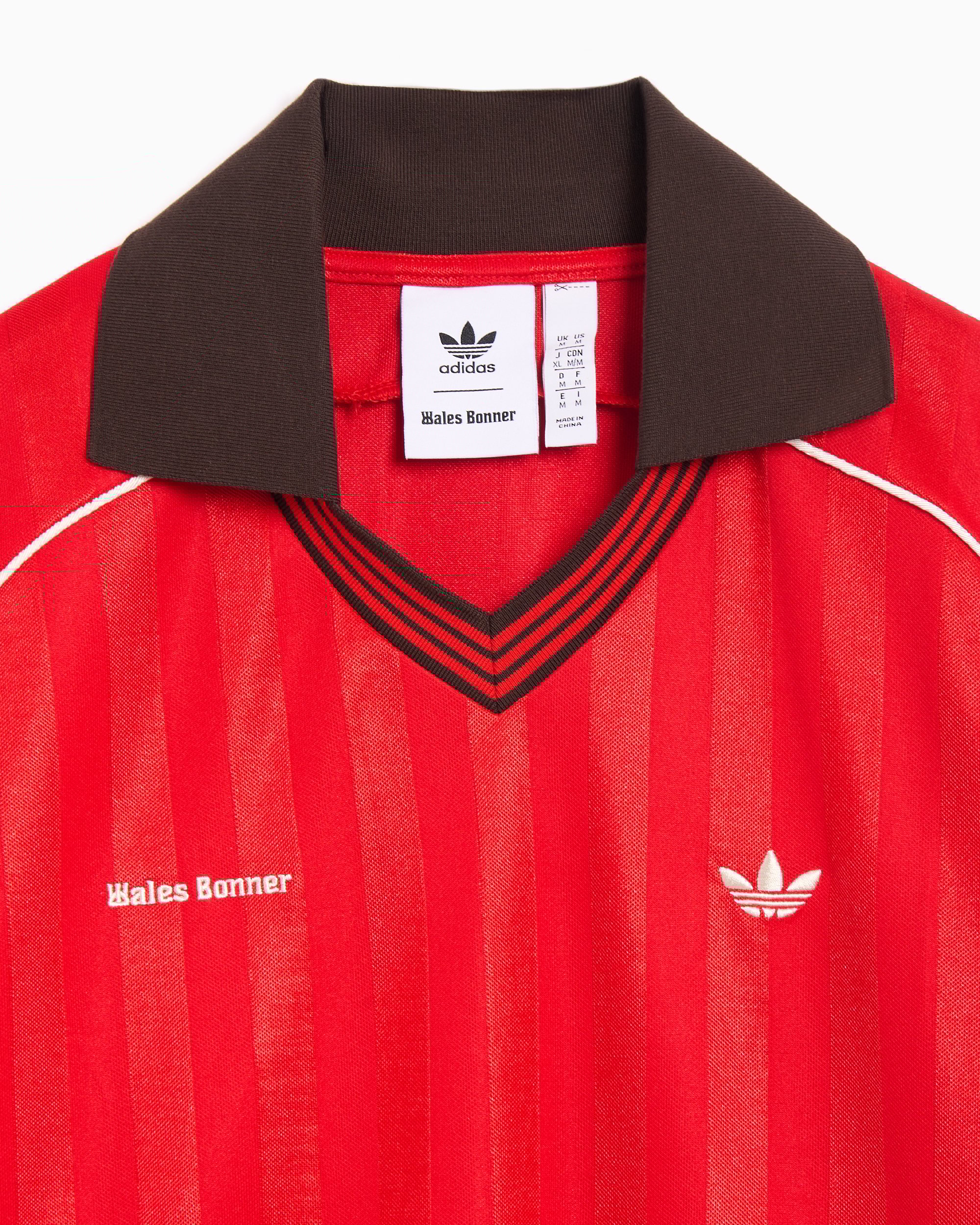 adidas Originals x Wales Bonner Jacquard Unisex Jersey T-Shirt Red