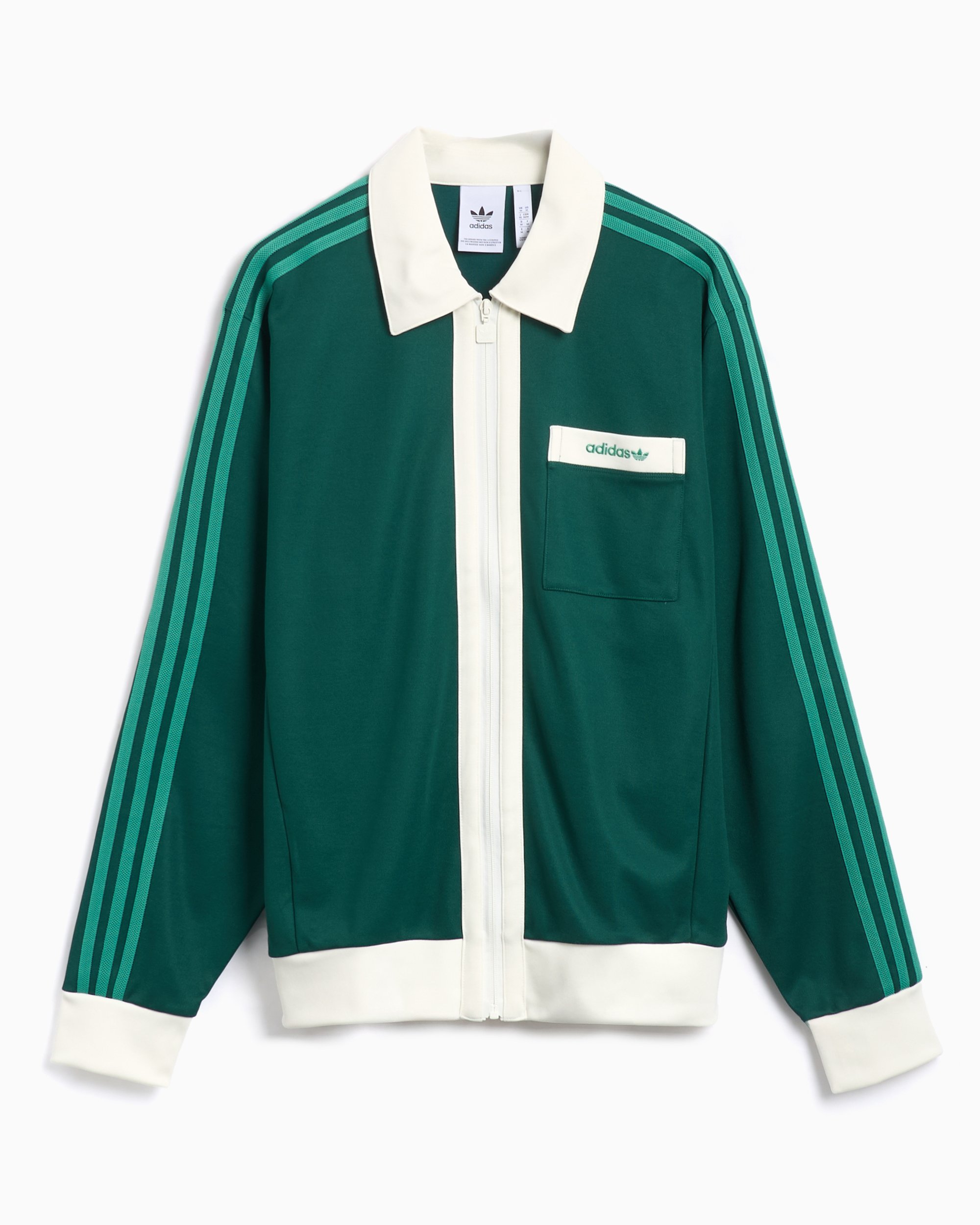 adidas Originals Men s Track Jacket Verde JC8362 FOOTDISTRICT