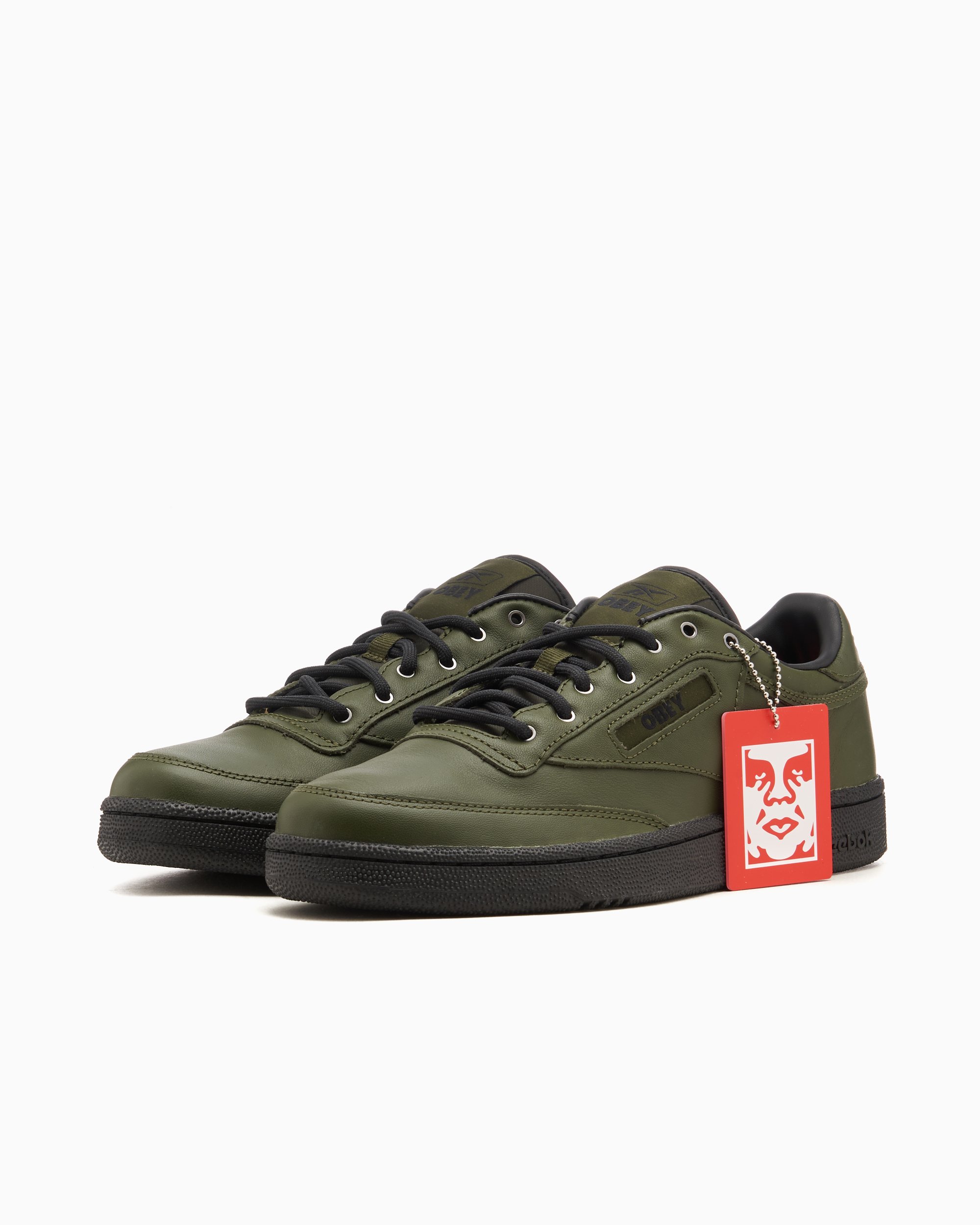 Reebok club c 85 hunter green deals
