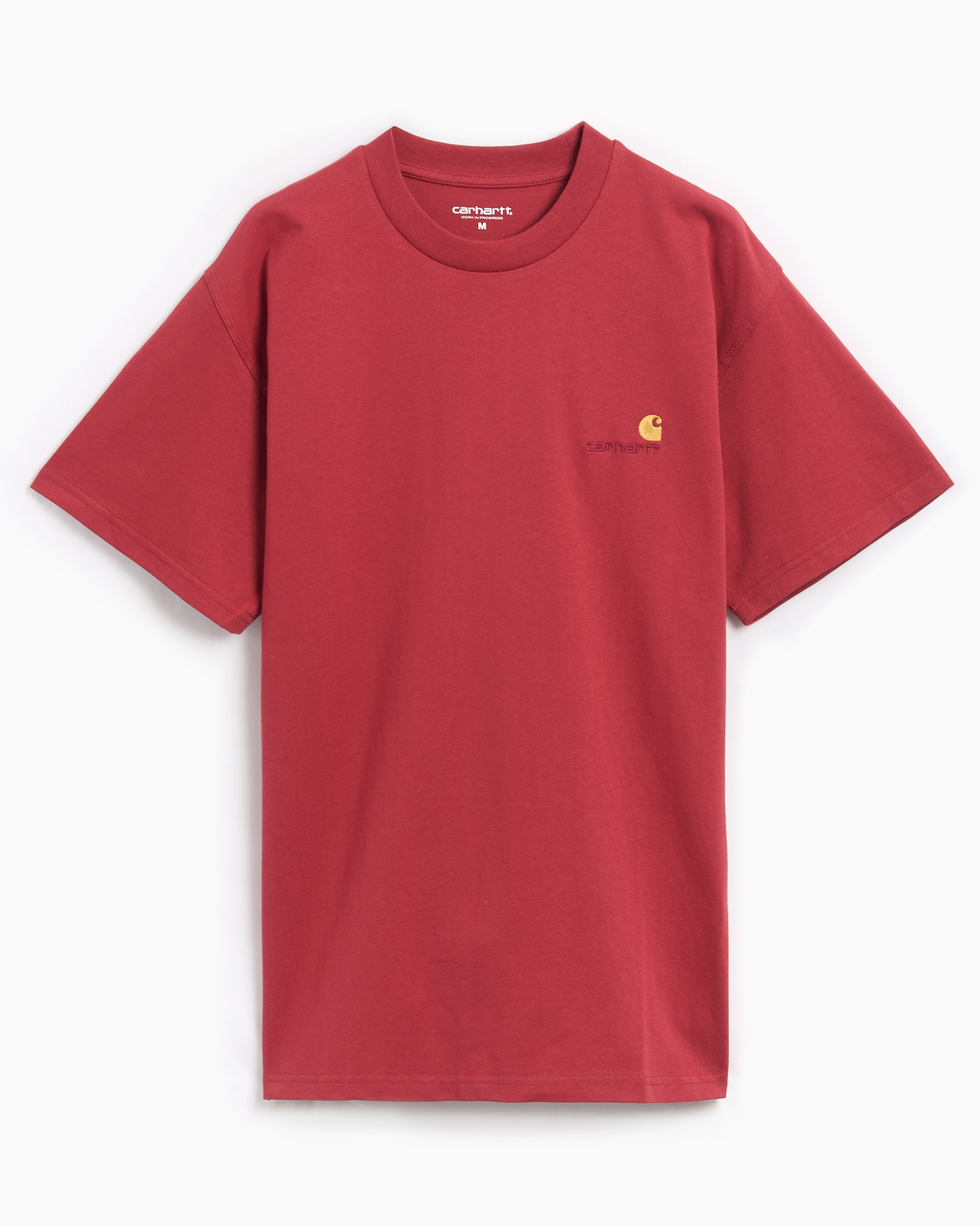 Carhartt WIP American Script Unisex T-Shirt Red I029956
