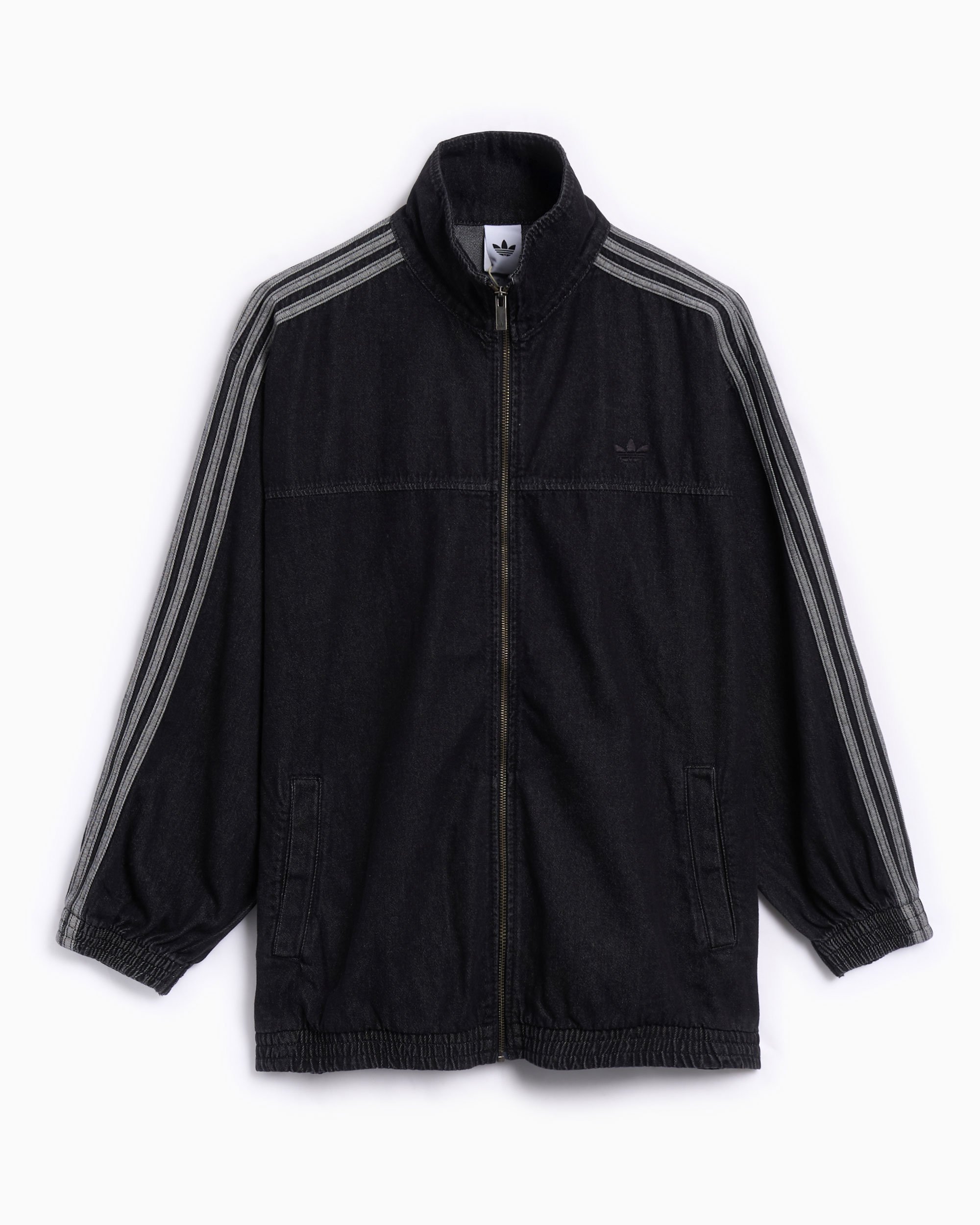 Denim Jacket Oversize adidas Originals Adilenium para mulher Preto